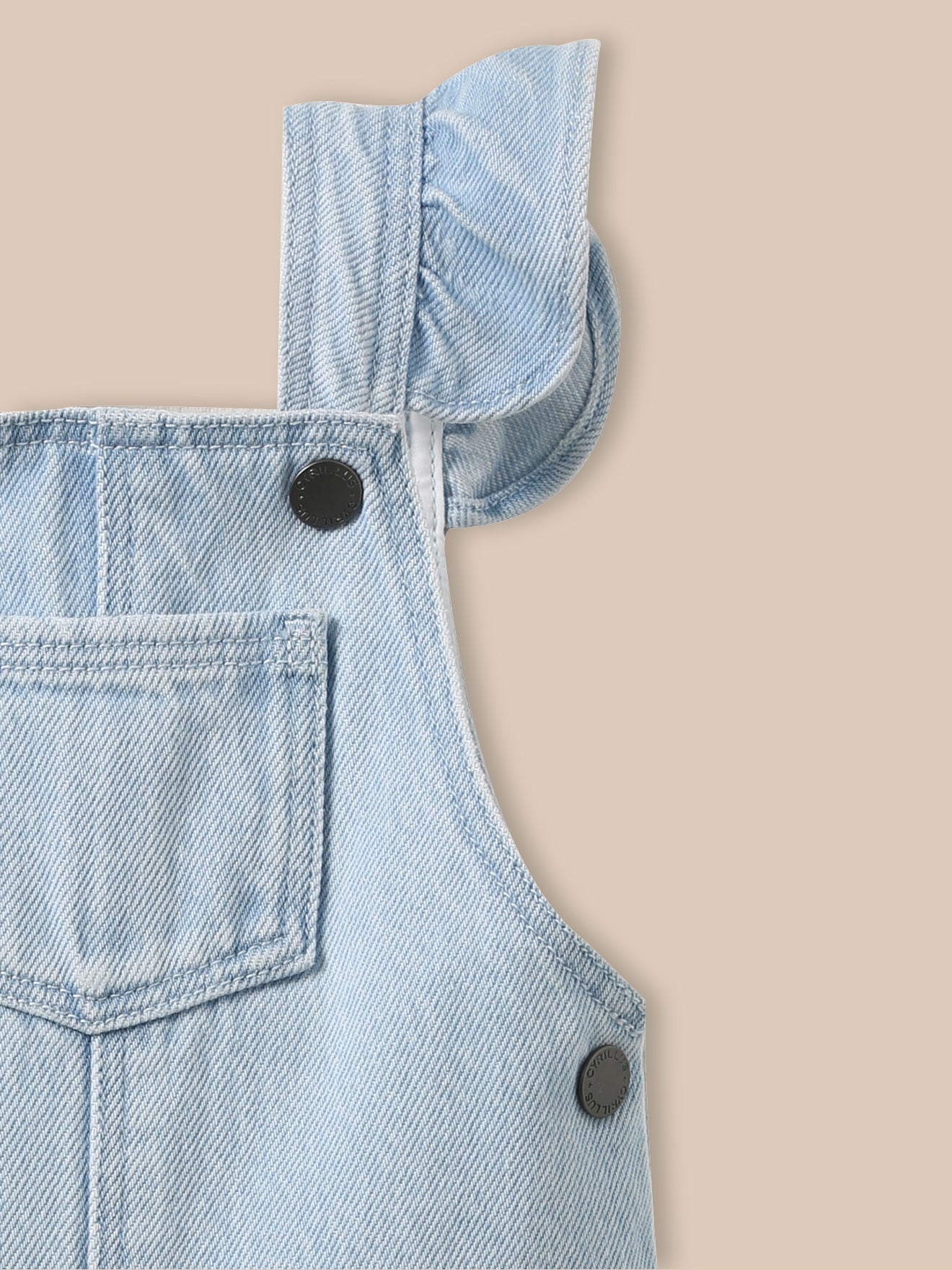 Latzhose aus Denim, Baby