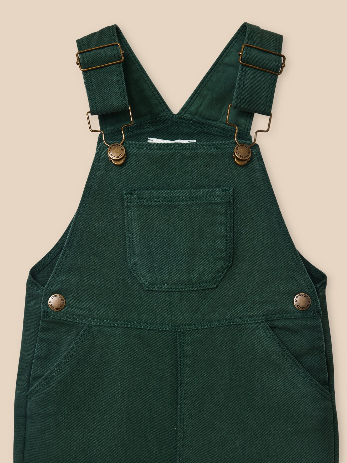 Latzhose, Baby, aus Twill