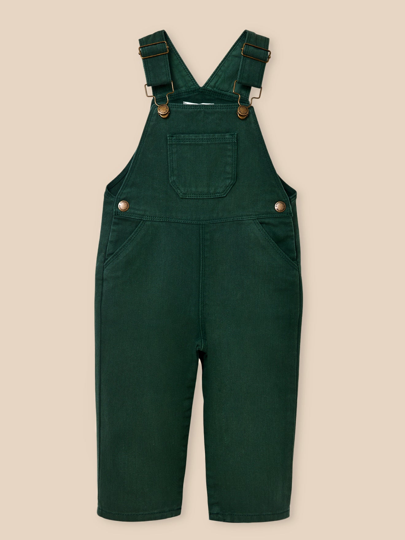 Latzhose, Baby, aus Twill