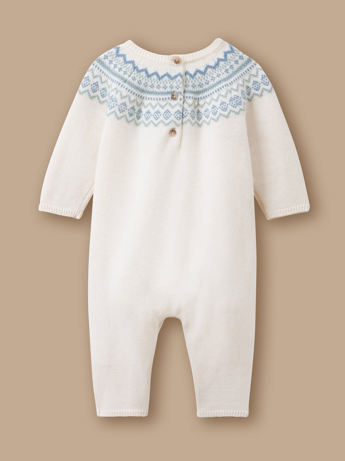 Strickcombi mit Jacquardmuster für Babys