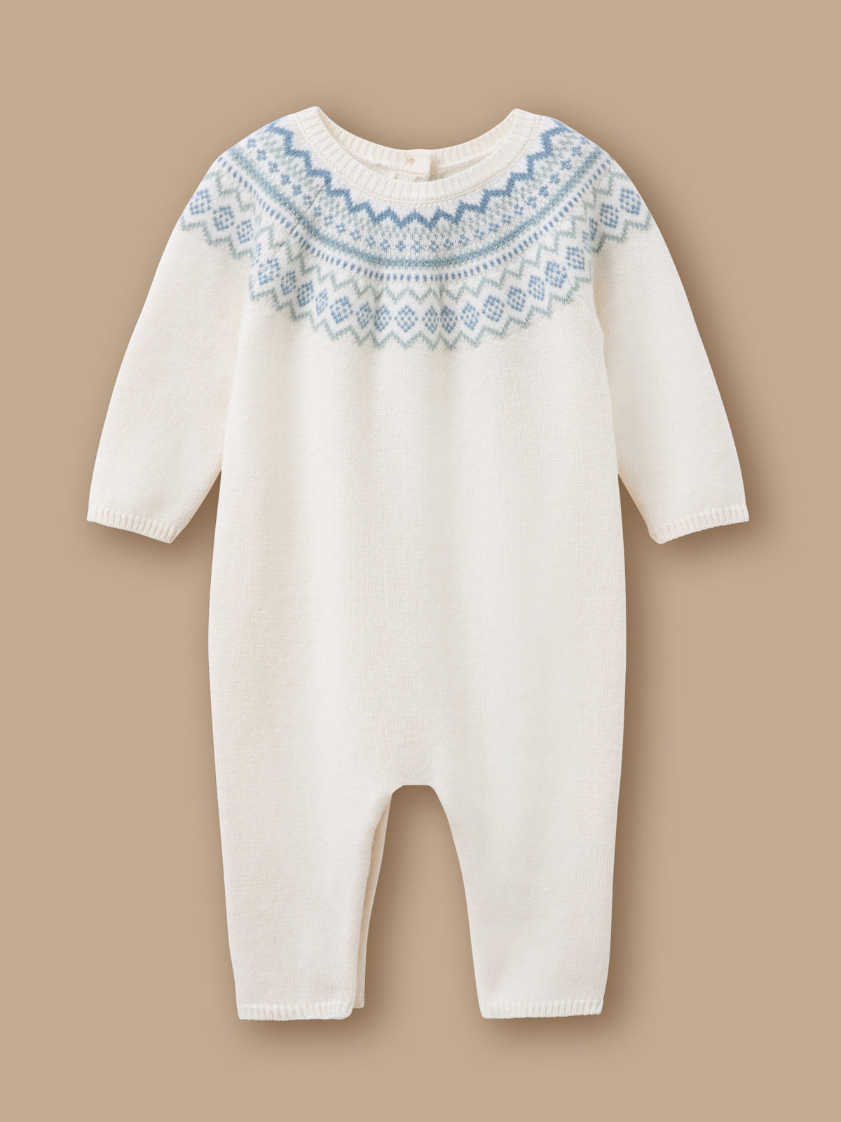 Strickcombi mit Jacquardmuster für Babys