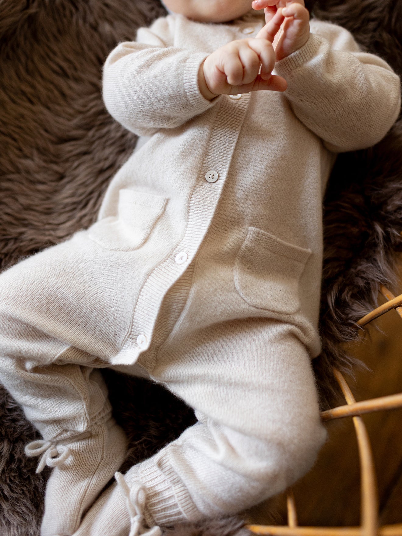 Cashmere-Overall für Babys