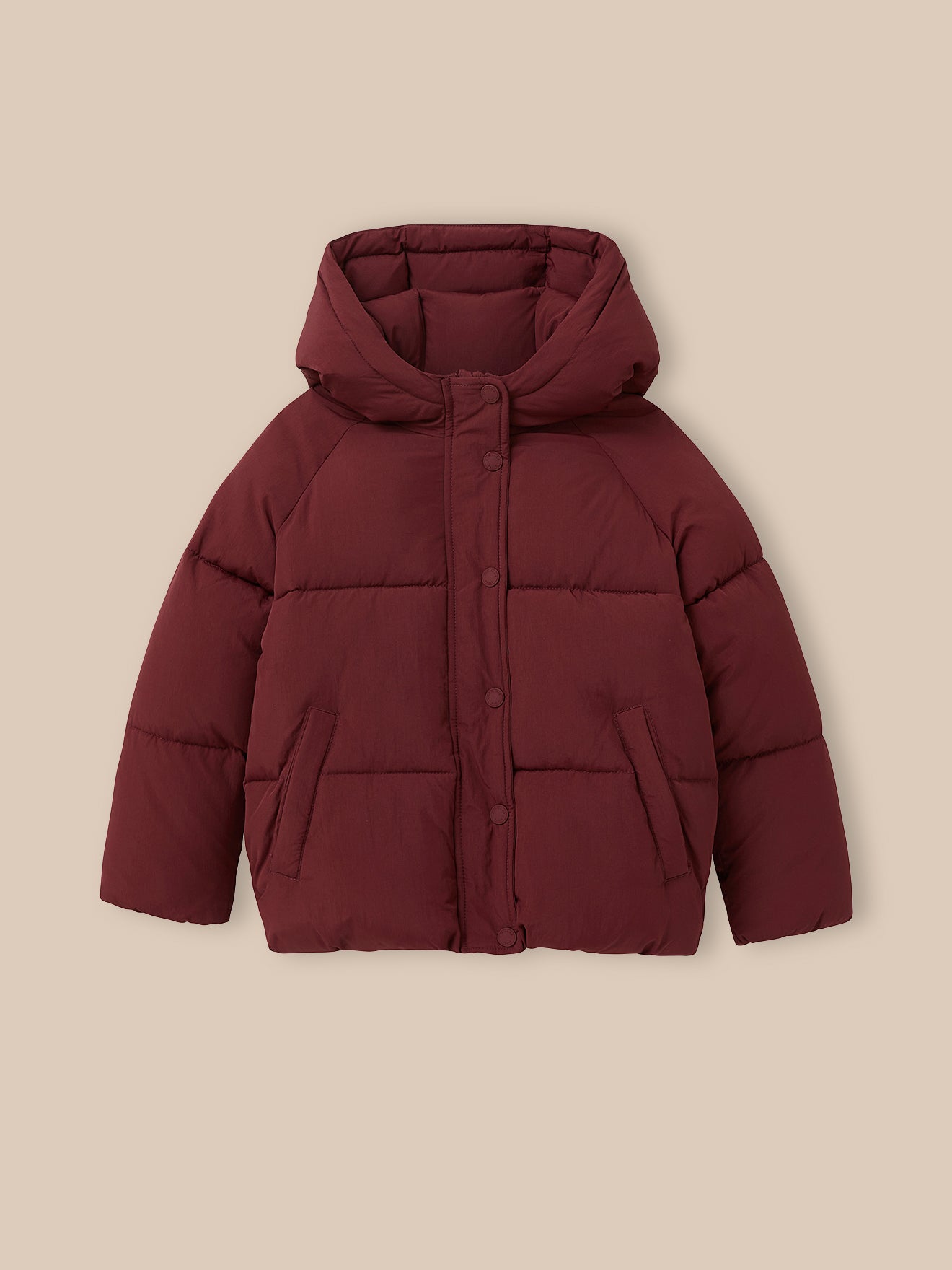 Mädchen-Steppjacke mit Fleece-Futter
