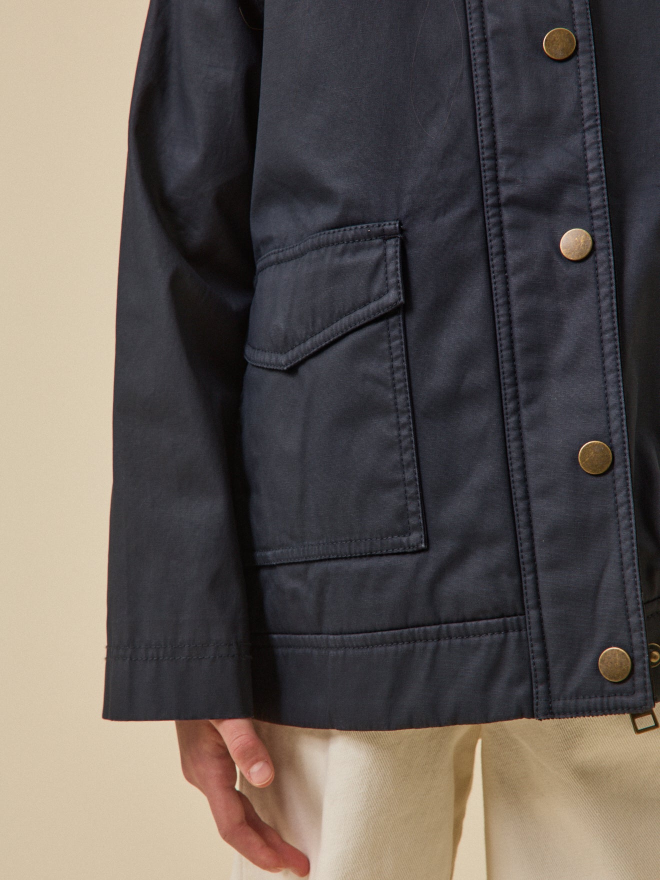 Jacke aus beschichteter Baumwolle – Kollektion « Junior »