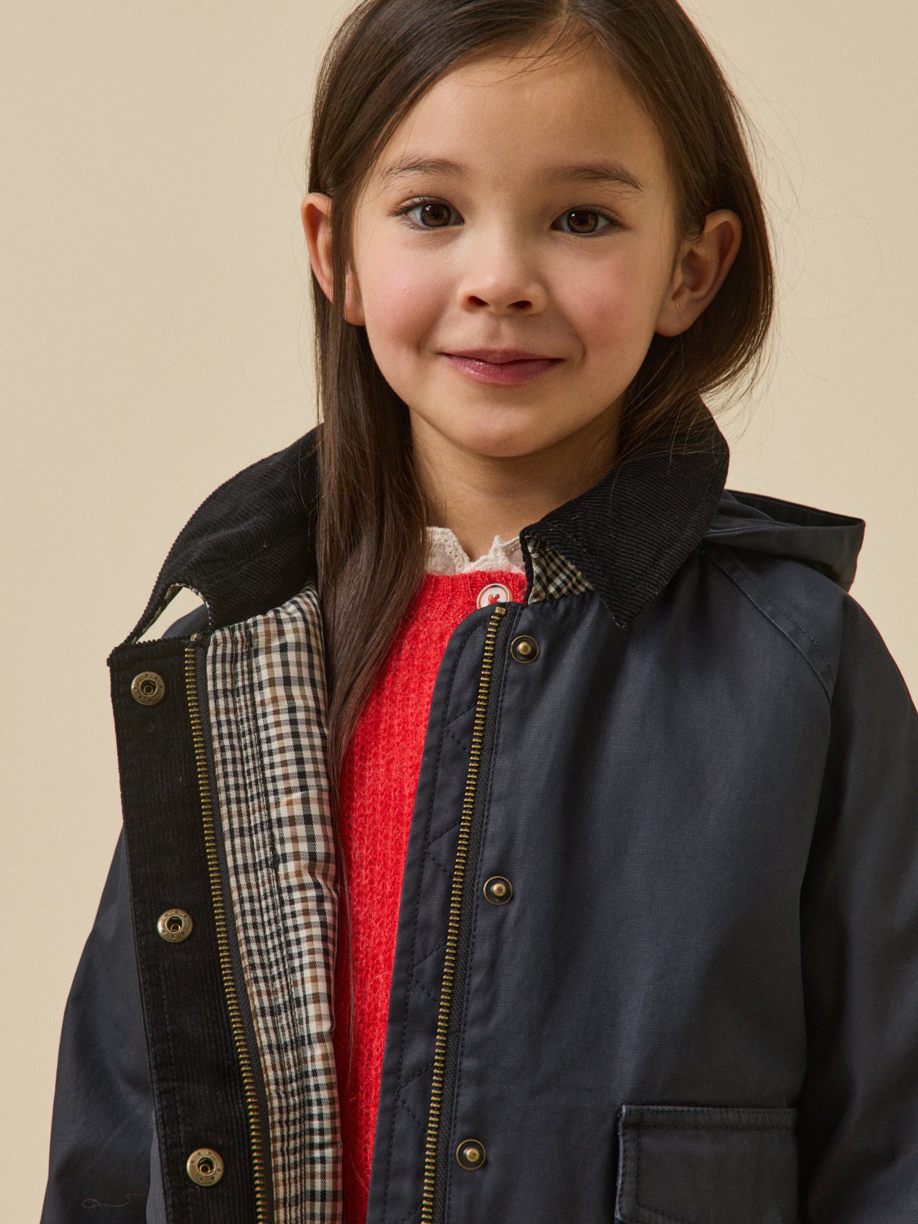 Jacke aus beschichteter Baumwolle – Kollektion « Junior »