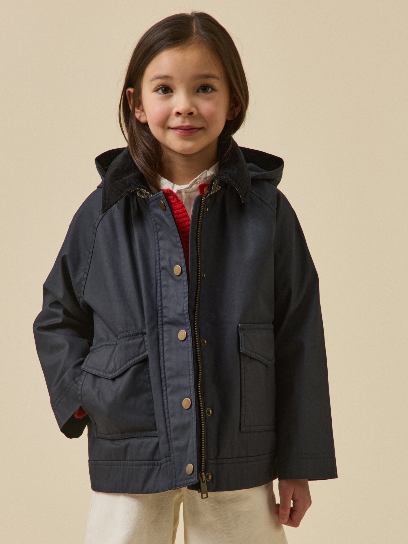 Jacke aus beschichteter Baumwolle – Kollektion « Junior »