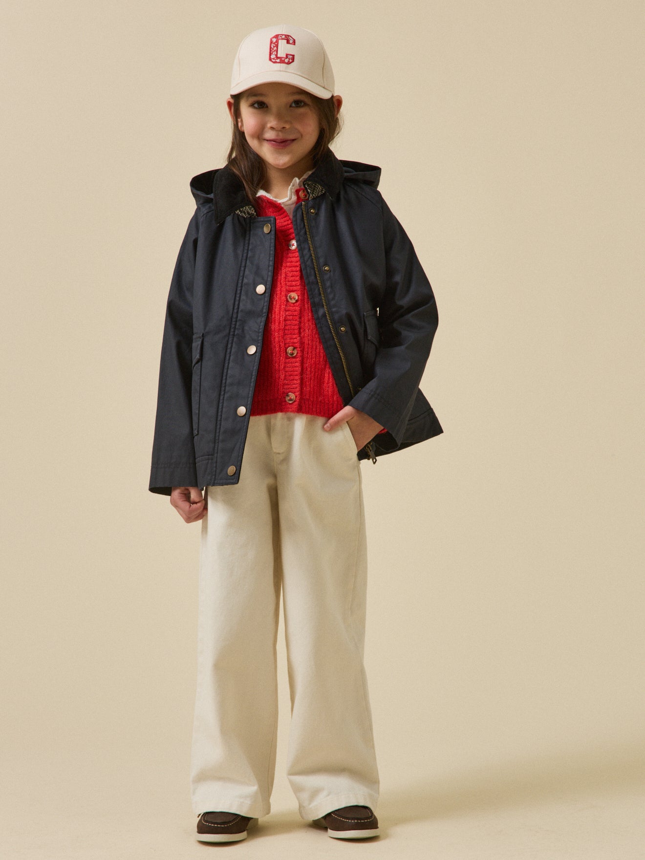 Jacke aus beschichteter Baumwolle – Kollektion « Junior »