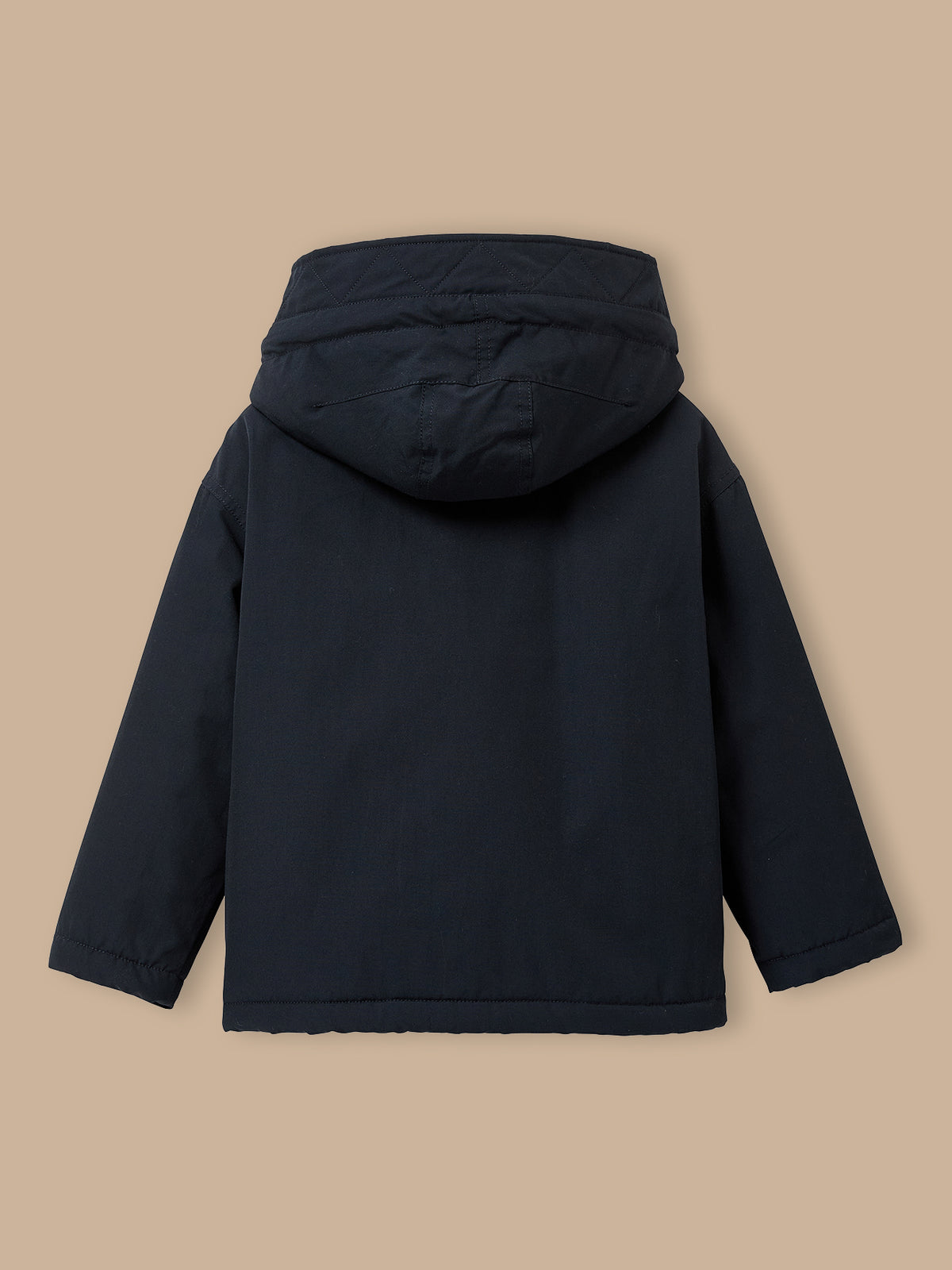 Mädchen-Parka mit Leopardenfutter