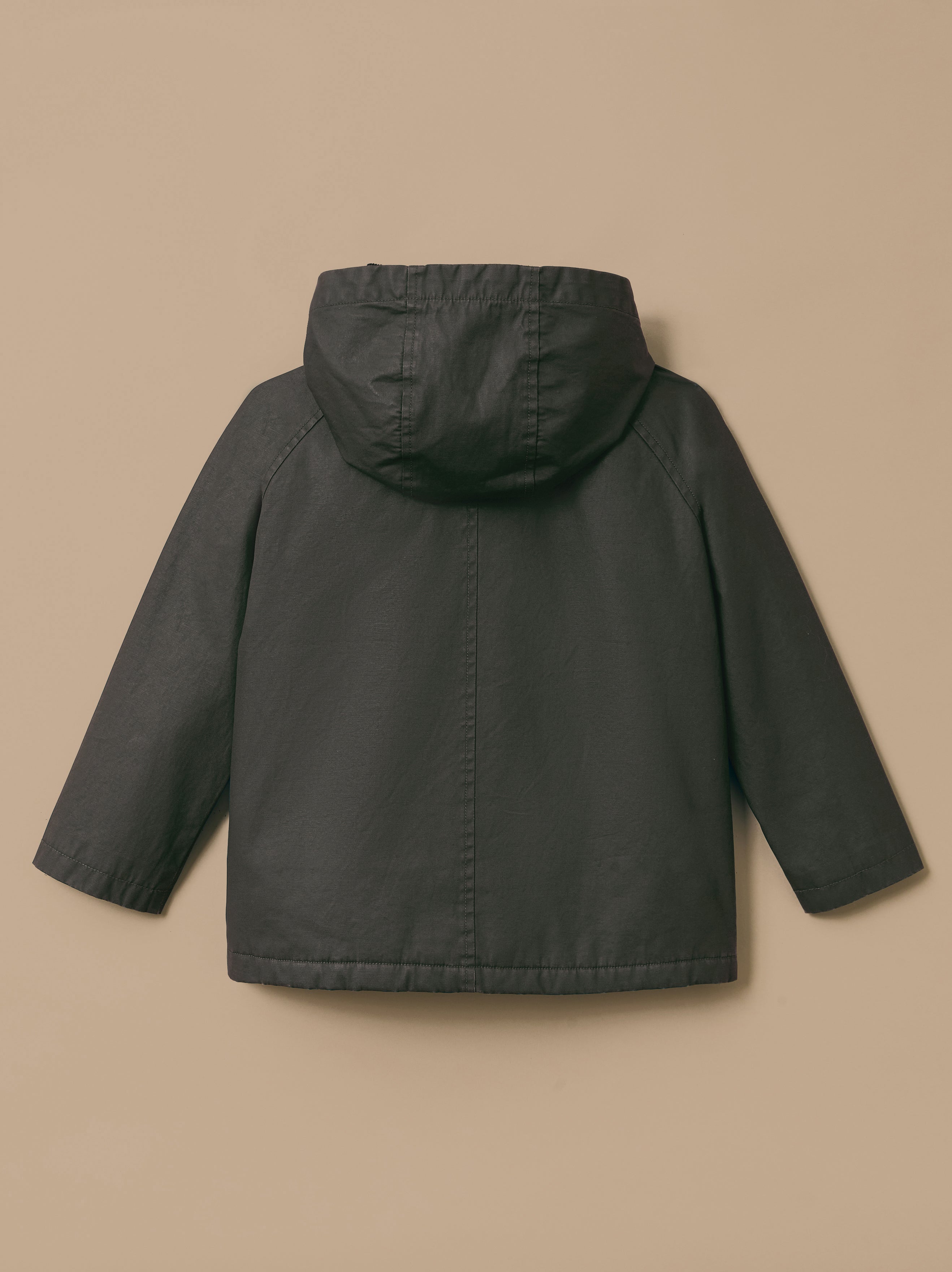 Mädchenjacke aus beschichteter Baumwolle