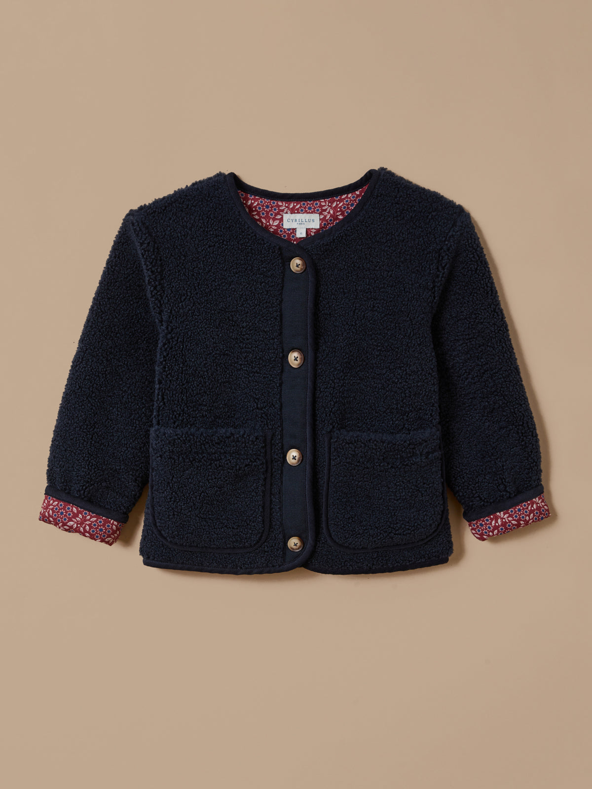 Mädchenjacke aus Sherpa