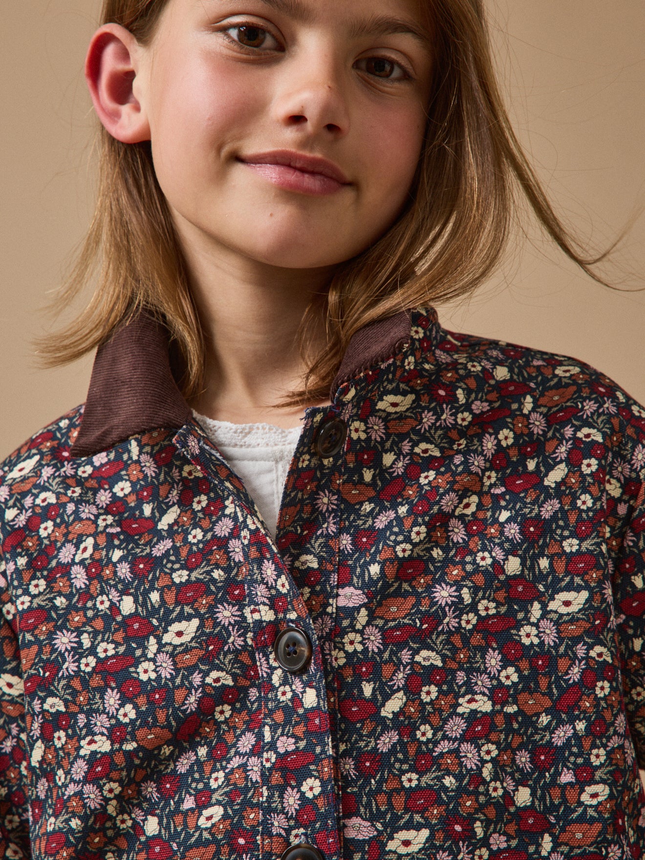 Mädchenjacke « Petal & Daisy » – Made with Liberty® Fabrics