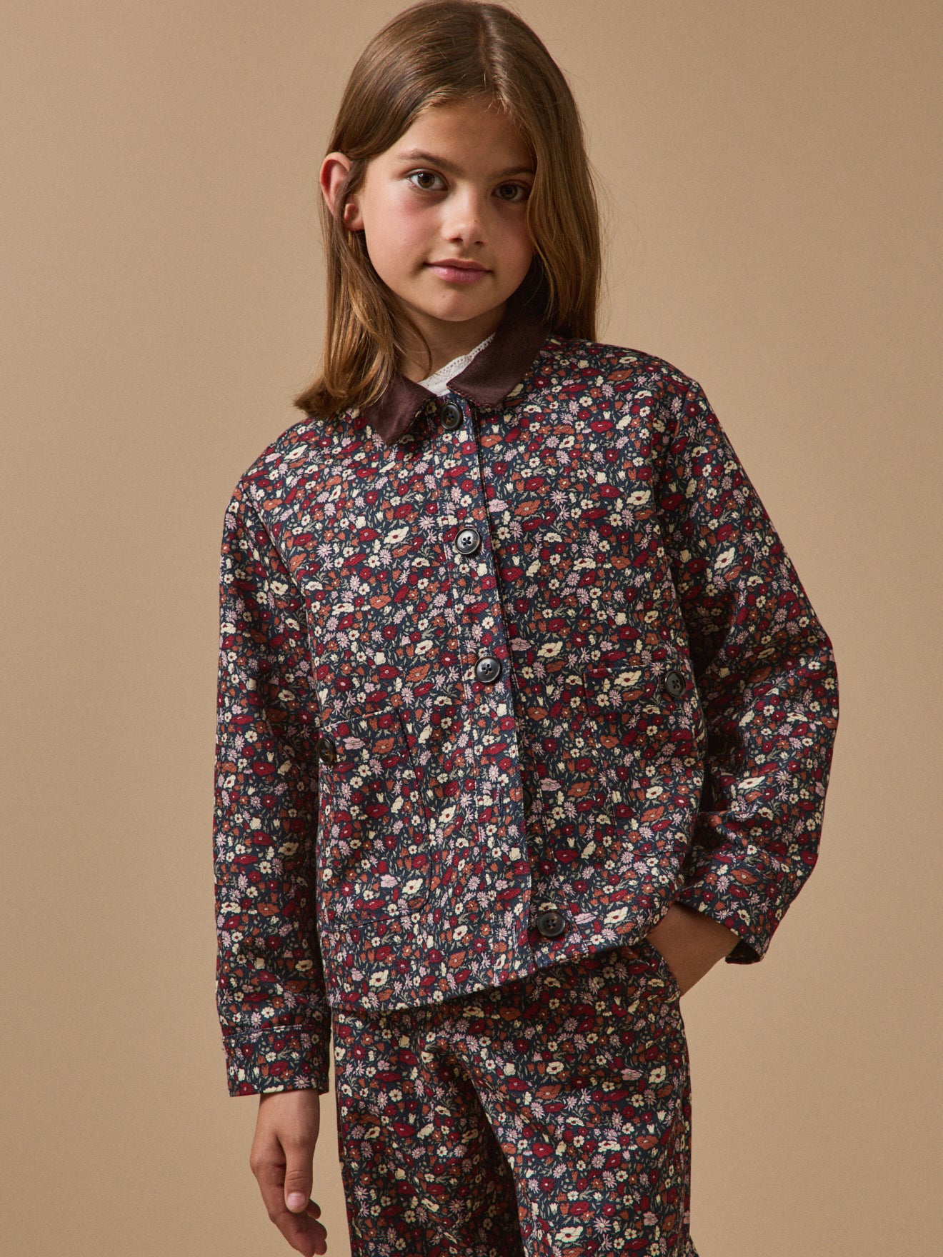 Mädchenjacke « Petal & Daisy » – Made with Liberty® Fabrics