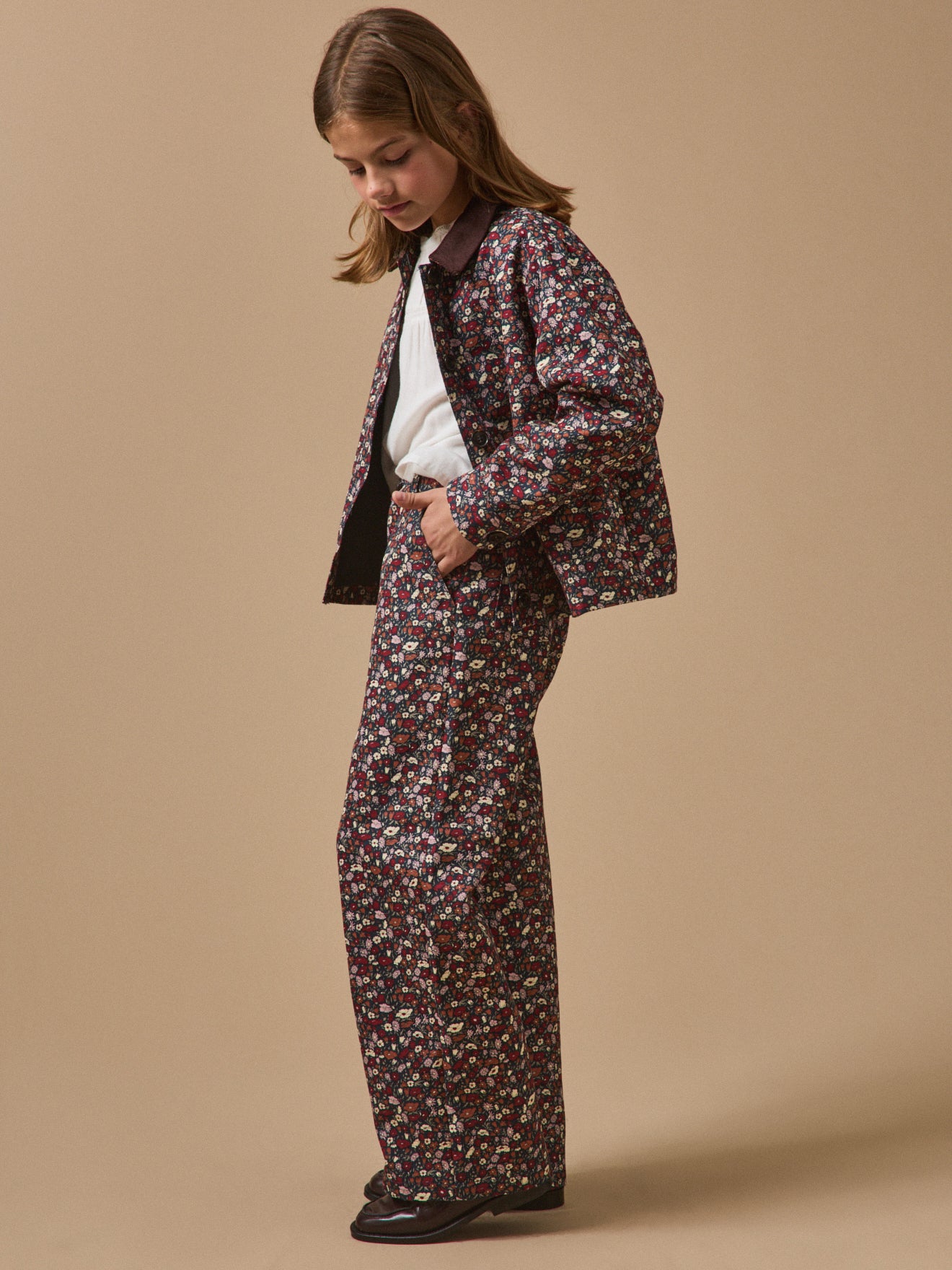 Mädchenjacke « Petal & Daisy » – Made with Liberty® Fabrics
