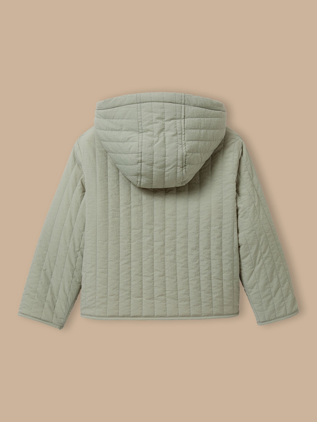 Mädchen Steppjacke mit Sherpa-Kragen