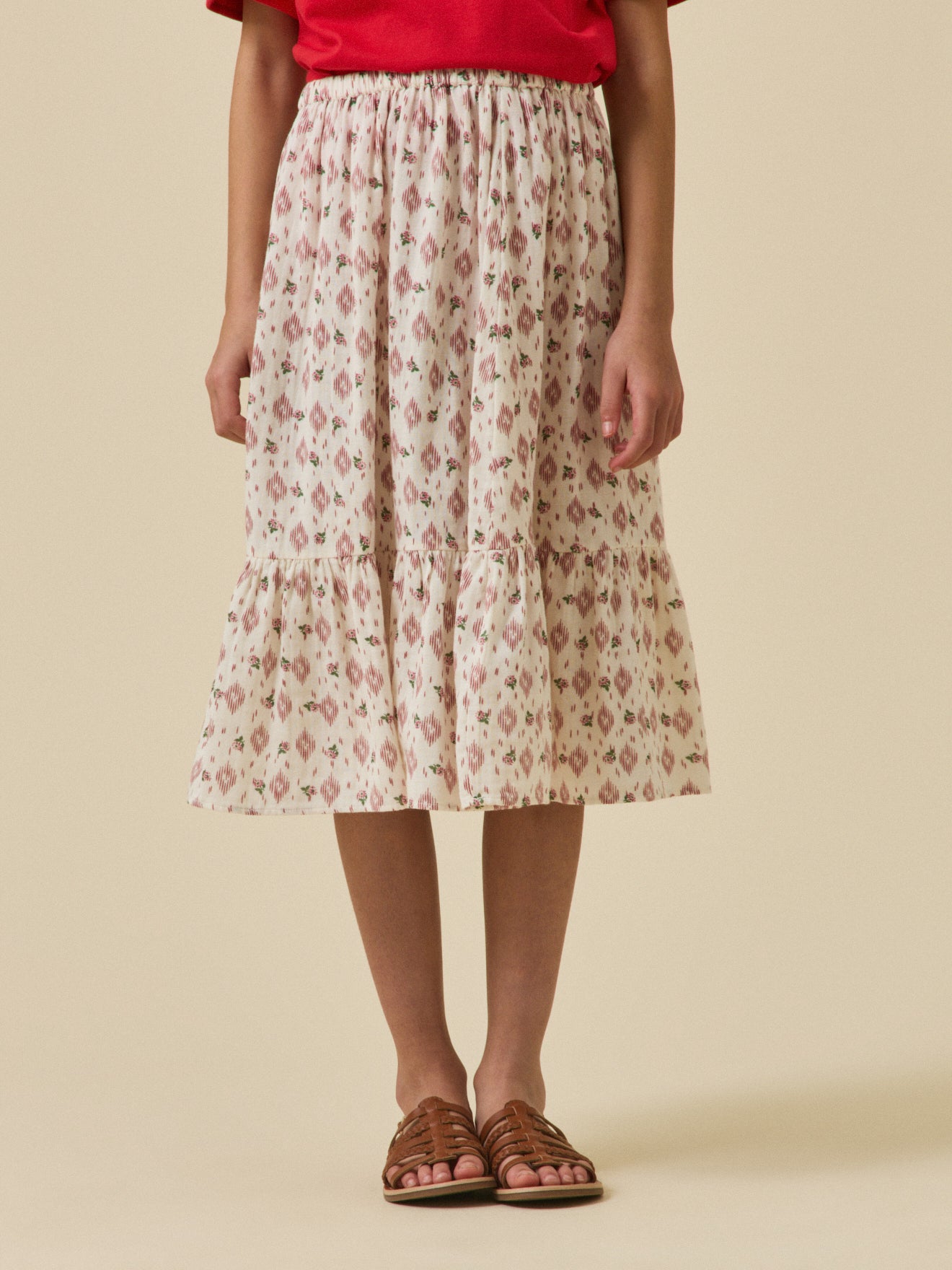 Mädchenrock aus Gaze – Bio-Baumwolle