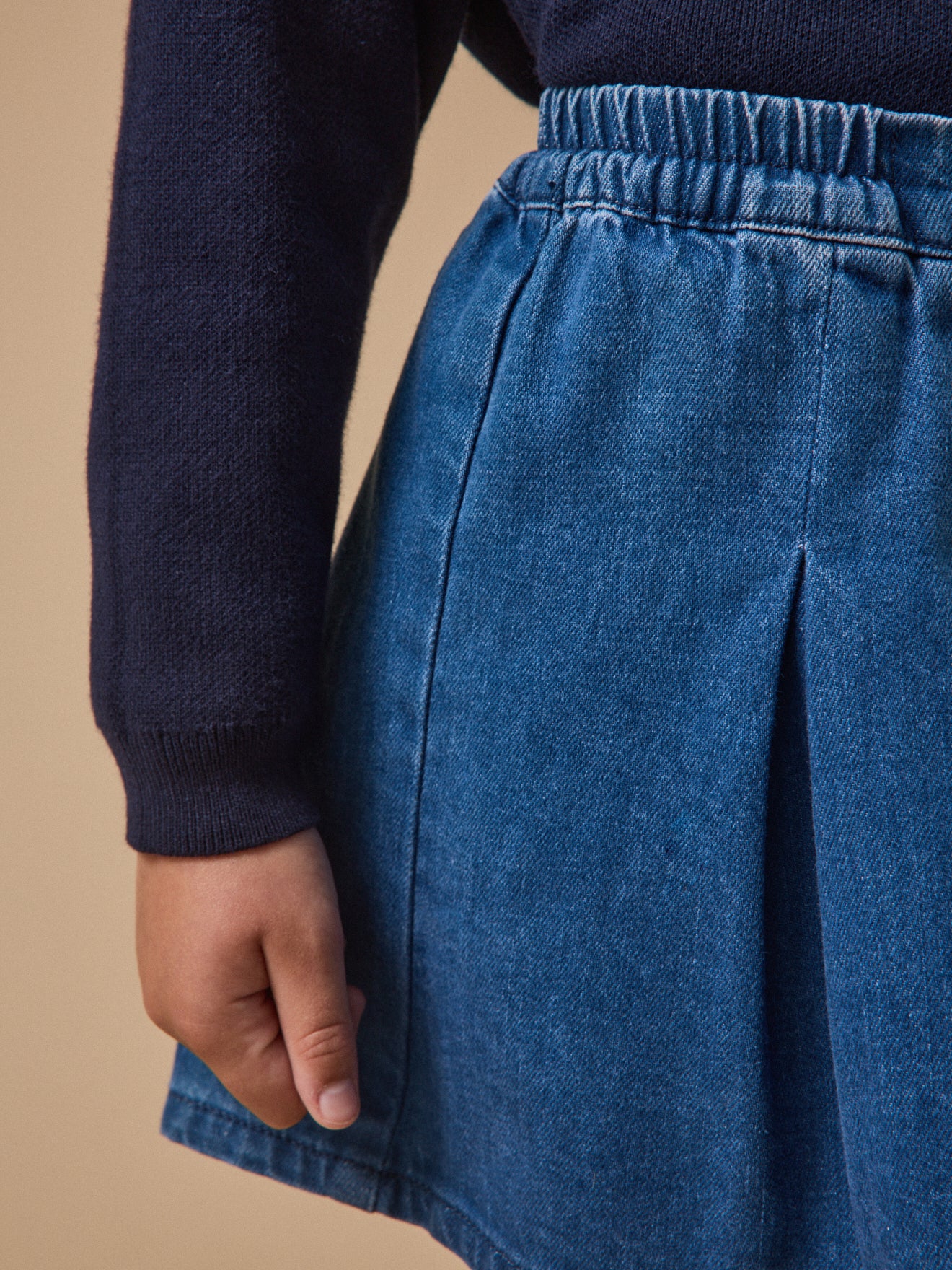 Mädchenrock aus Denim