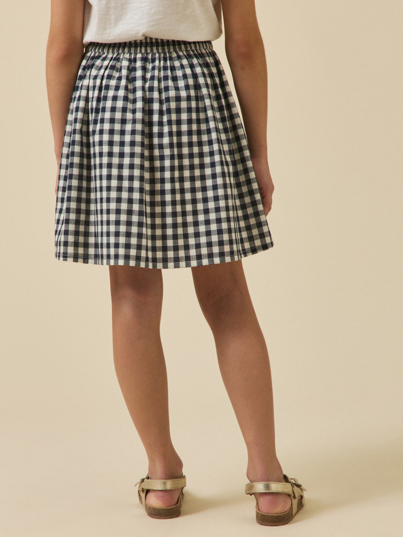 Mädchenrock mit Vichy-Karos
