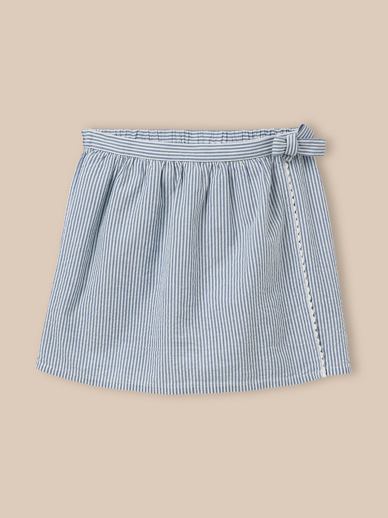 Mädchen-Hosenrock aus Seersucker