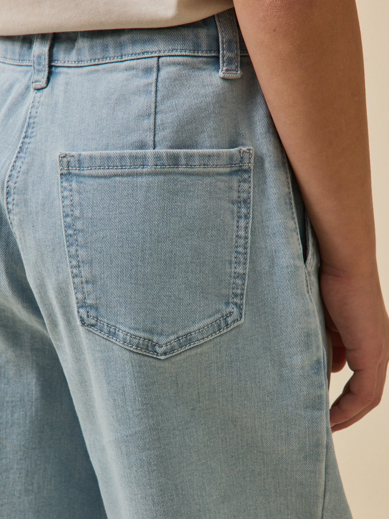 Mädchen-Jeans, weiter Schnitt