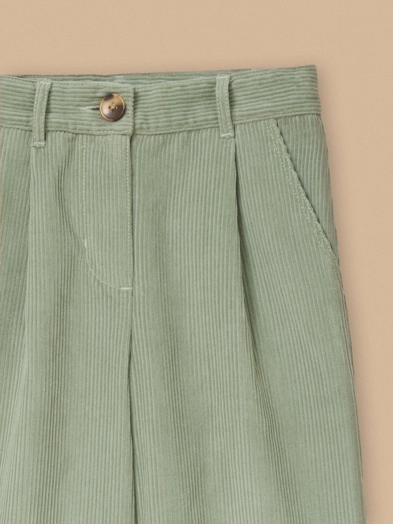 Mädchen-Schlaghose aus Velours