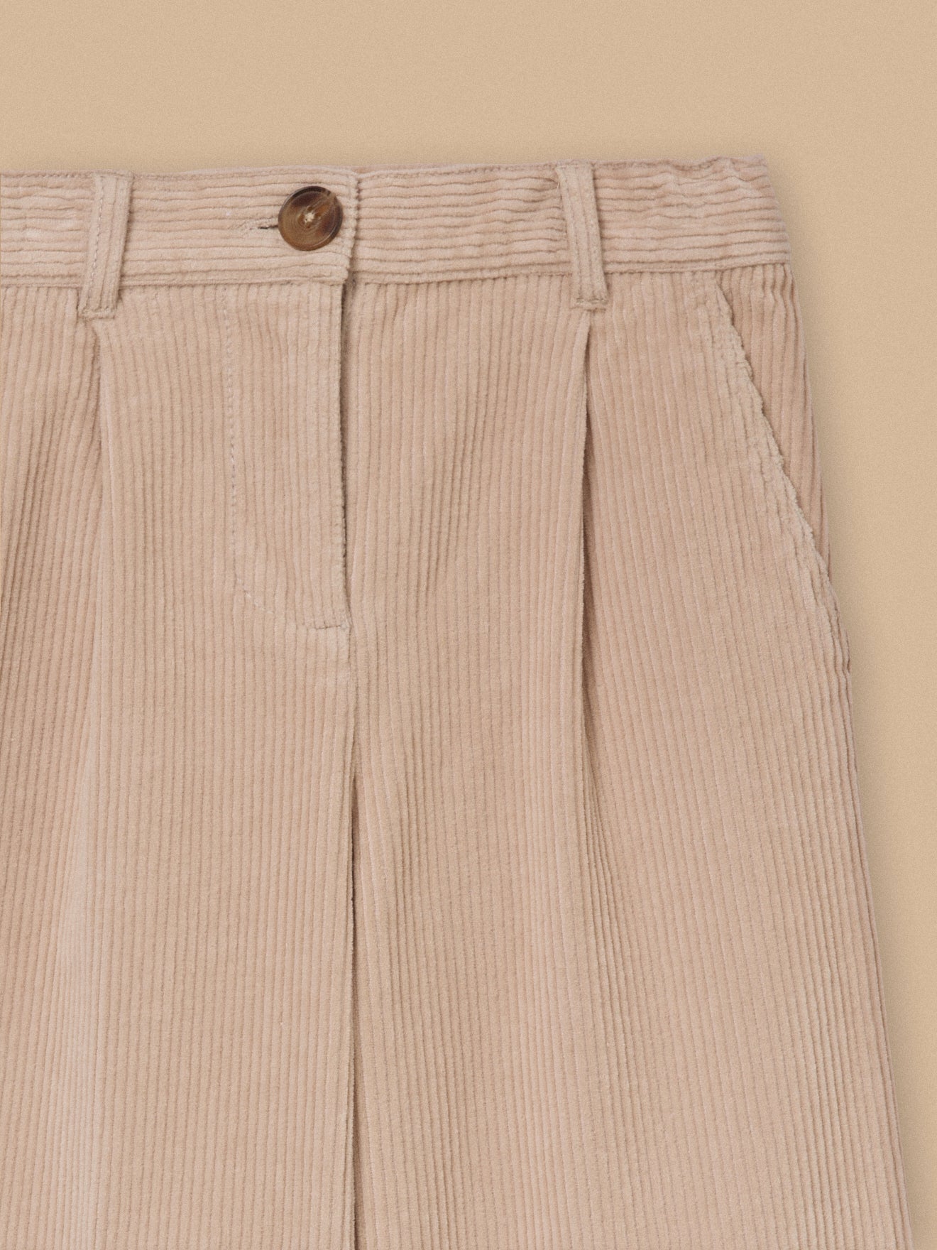 Mädchen-Schlaghose aus Velours