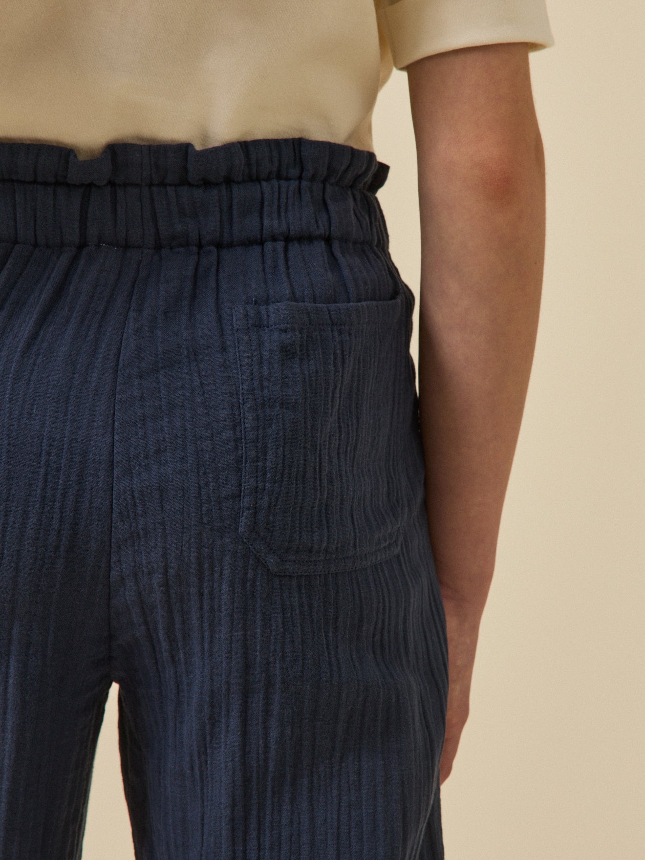 Mädchen-Hose aus Baumwollgaze – Kollektion « Junior »