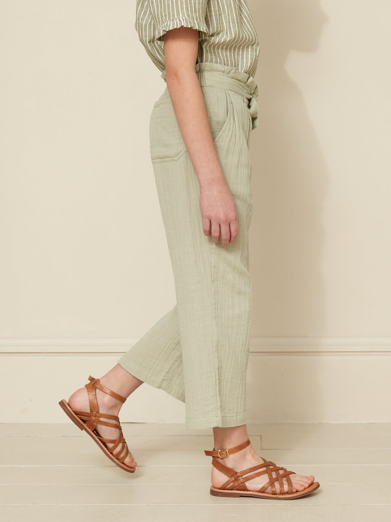 Mädchen-Hose aus Baumwollgaze – Kollektion « Junior »