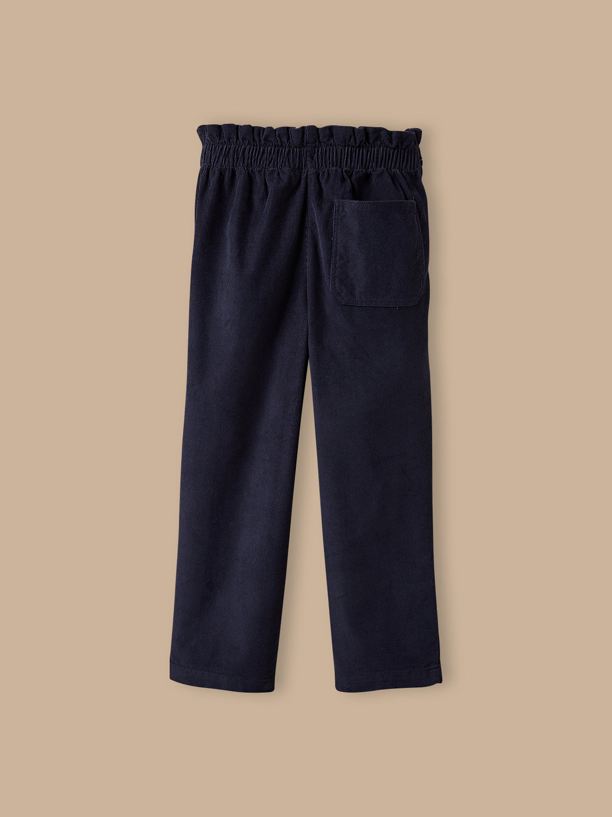 Mädchenhose, weit, aus Velours