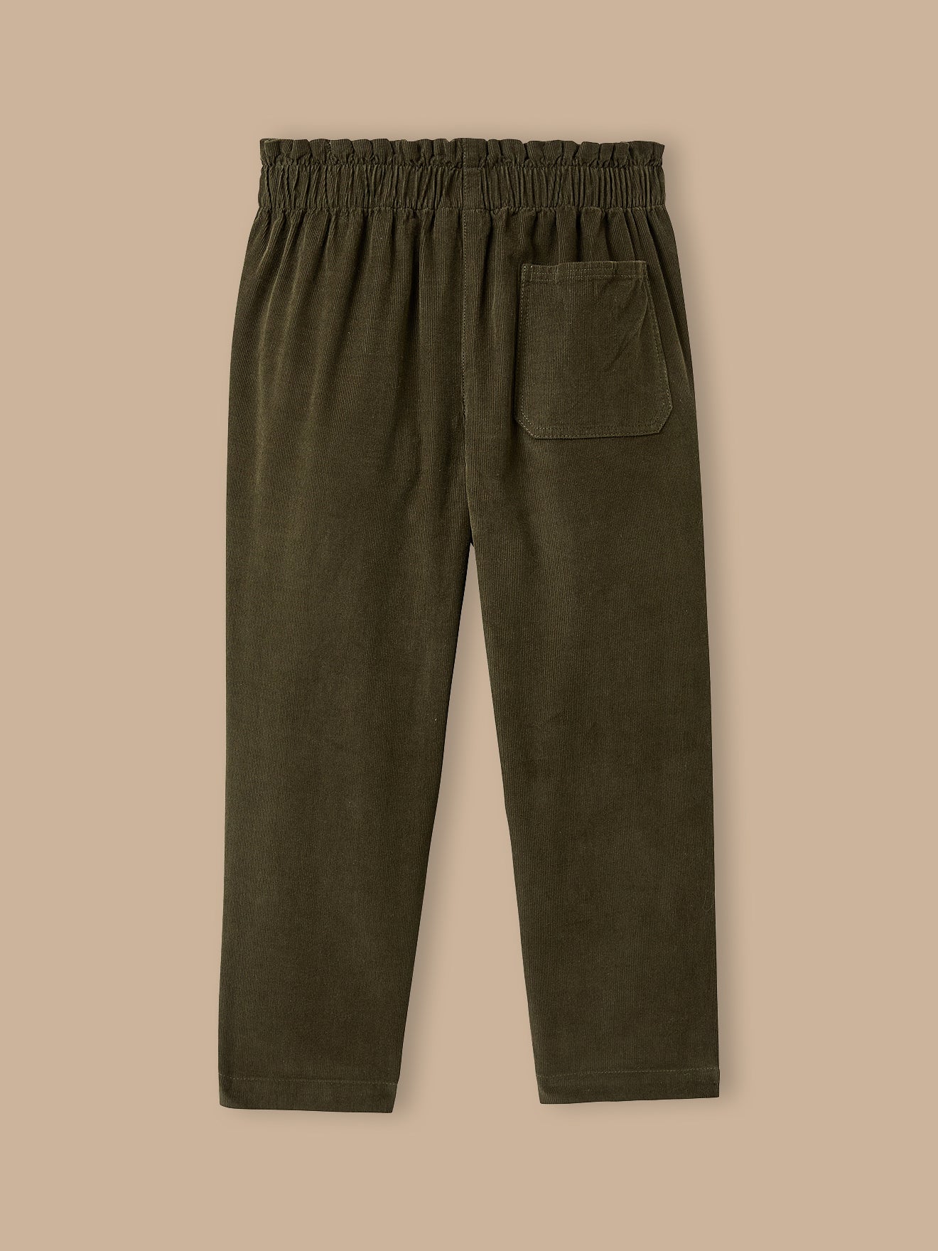 Mädchenhose, weit, aus Velours