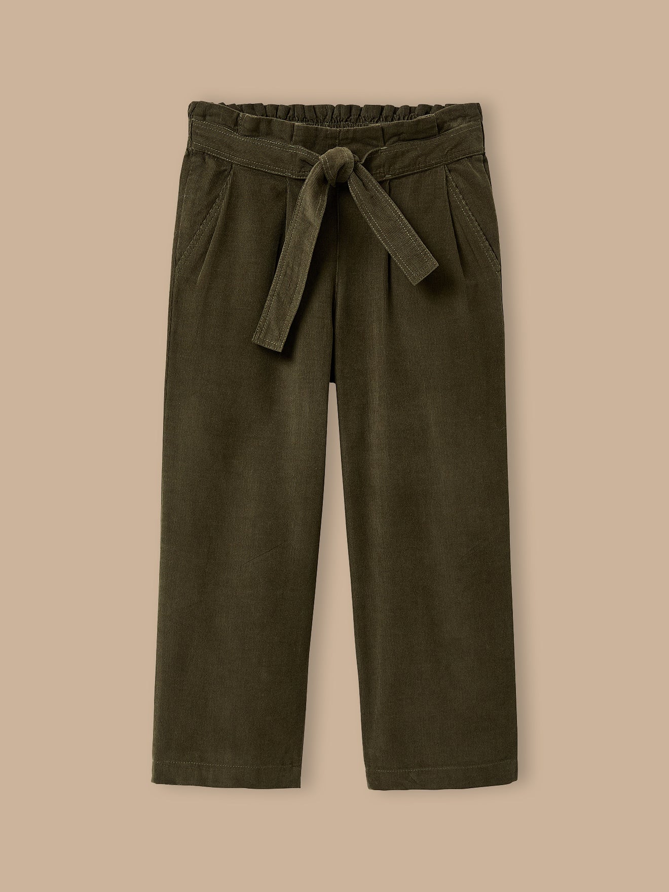 Mädchenhose, weit, aus Velours