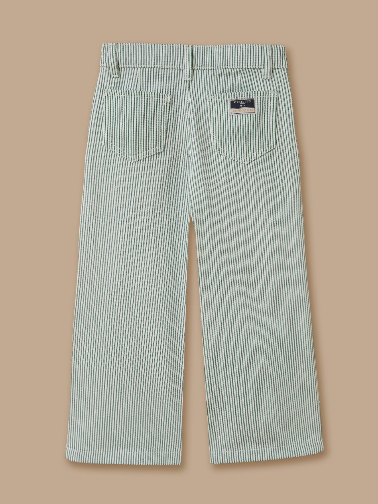 Mädchenhose mit Streifen, weit