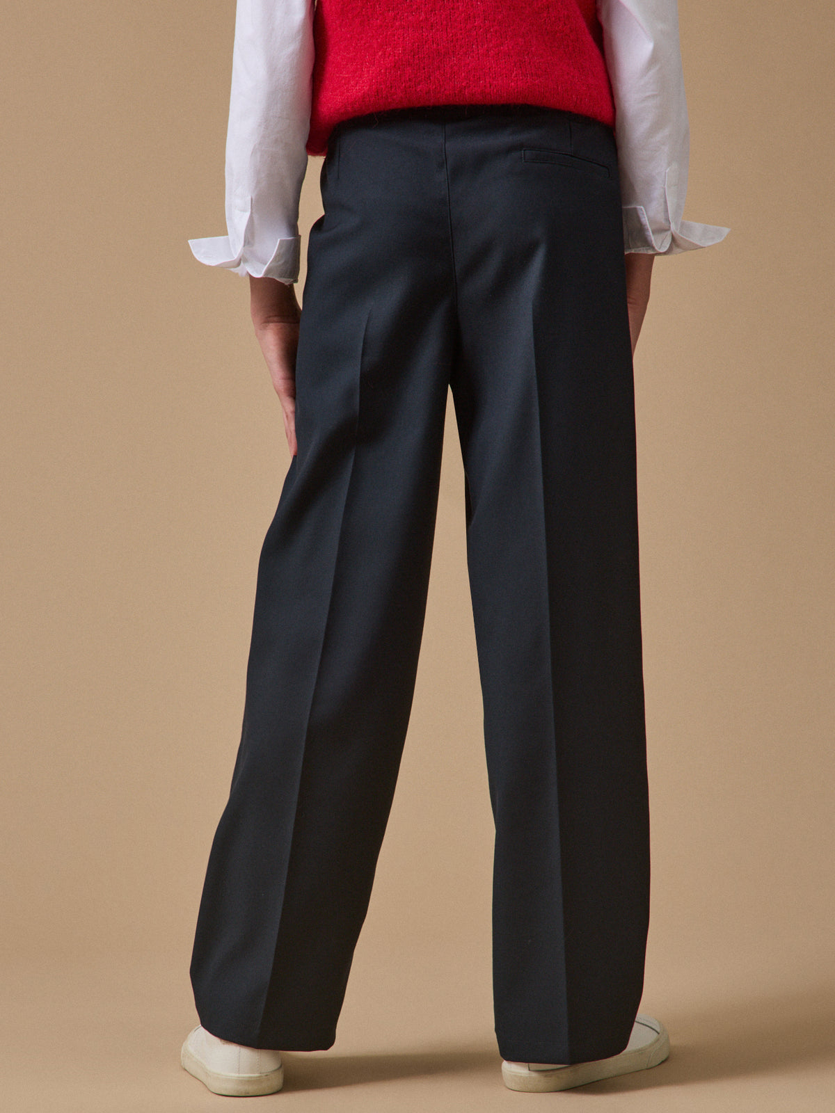 Mädchenhose mit hohem Bund