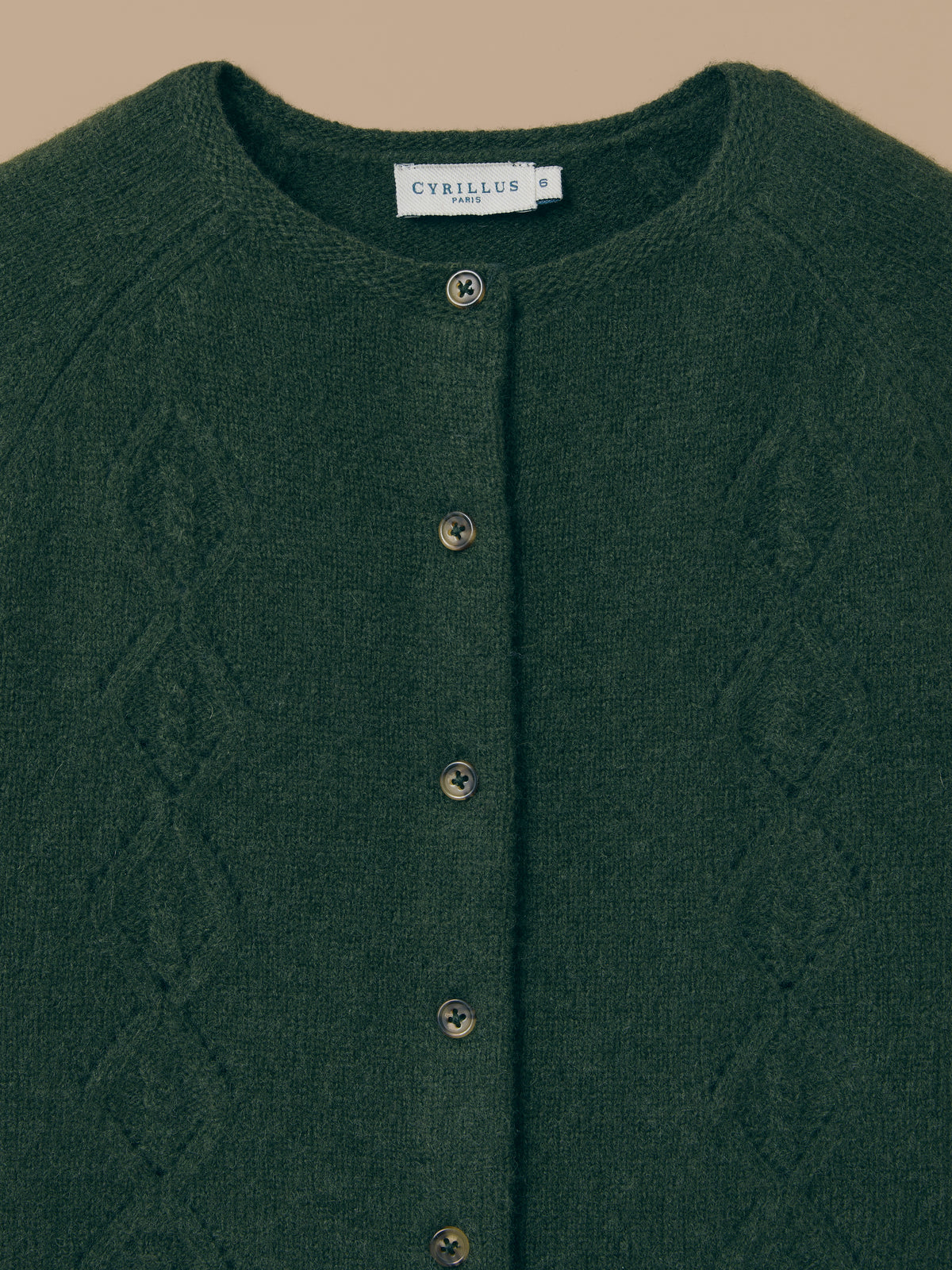 Mädchen-Cardigan aus Merino-Wolle
