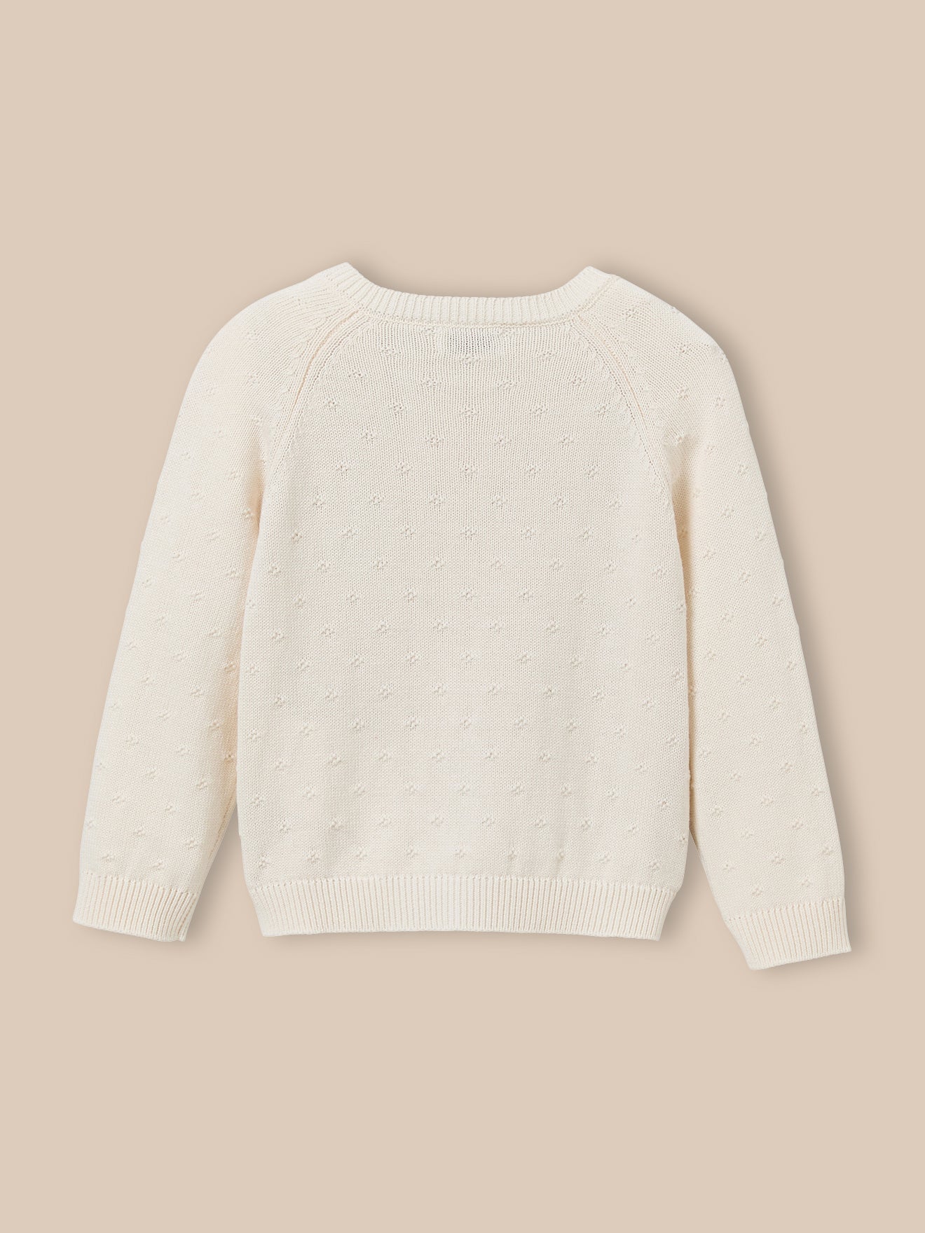 Mädchen-Cardigan mit Musterstrick