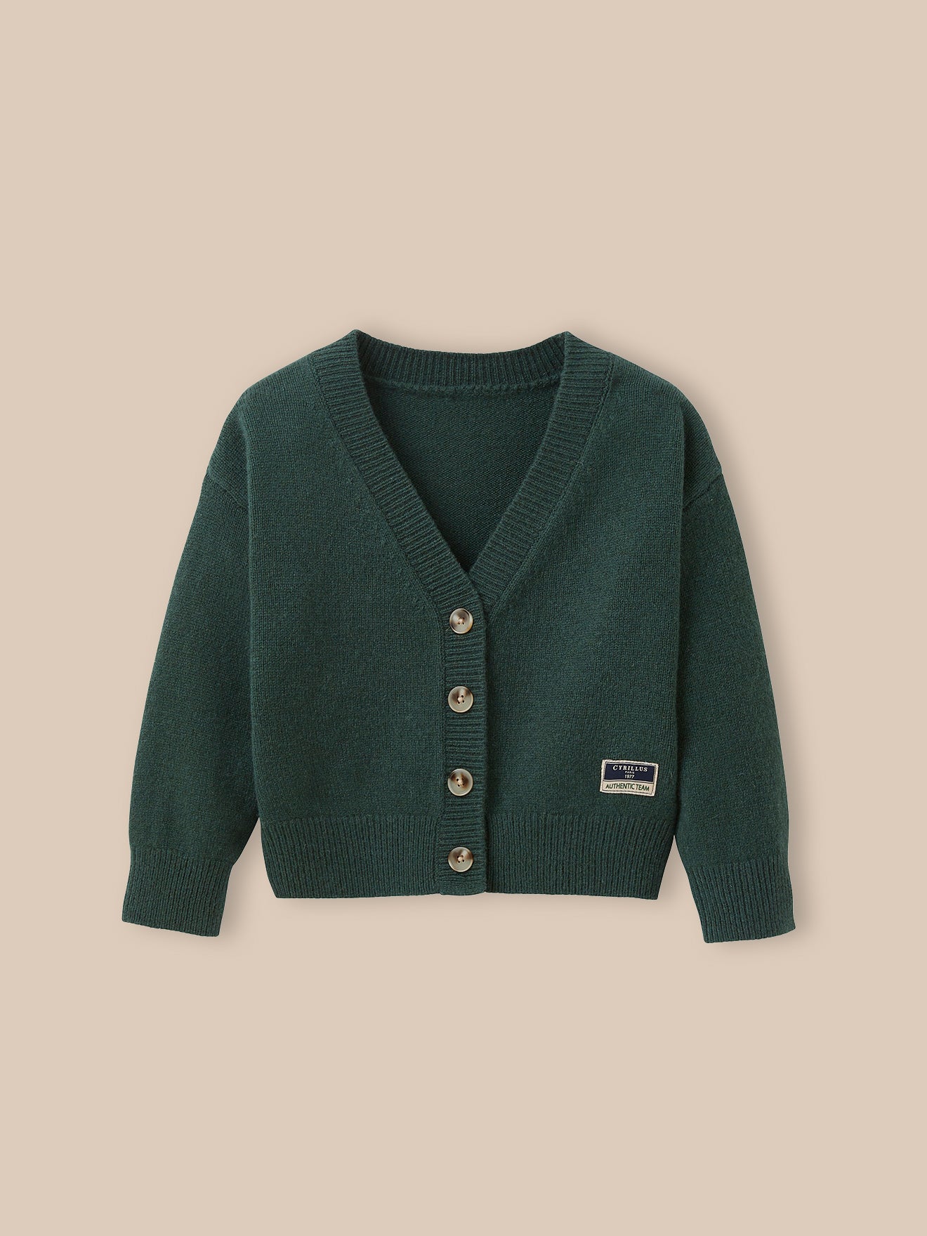 Mädchen-Cardigan, reine Merinowolle