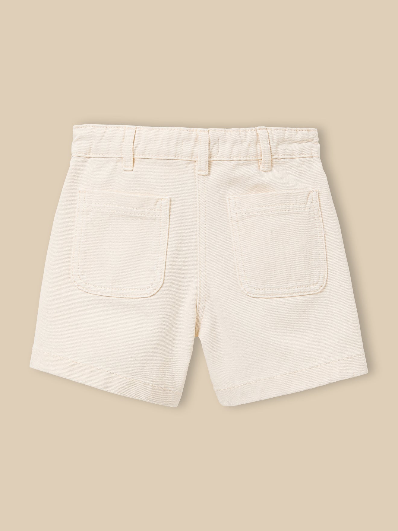 Mädchen-Shorts aus farbigem Denim