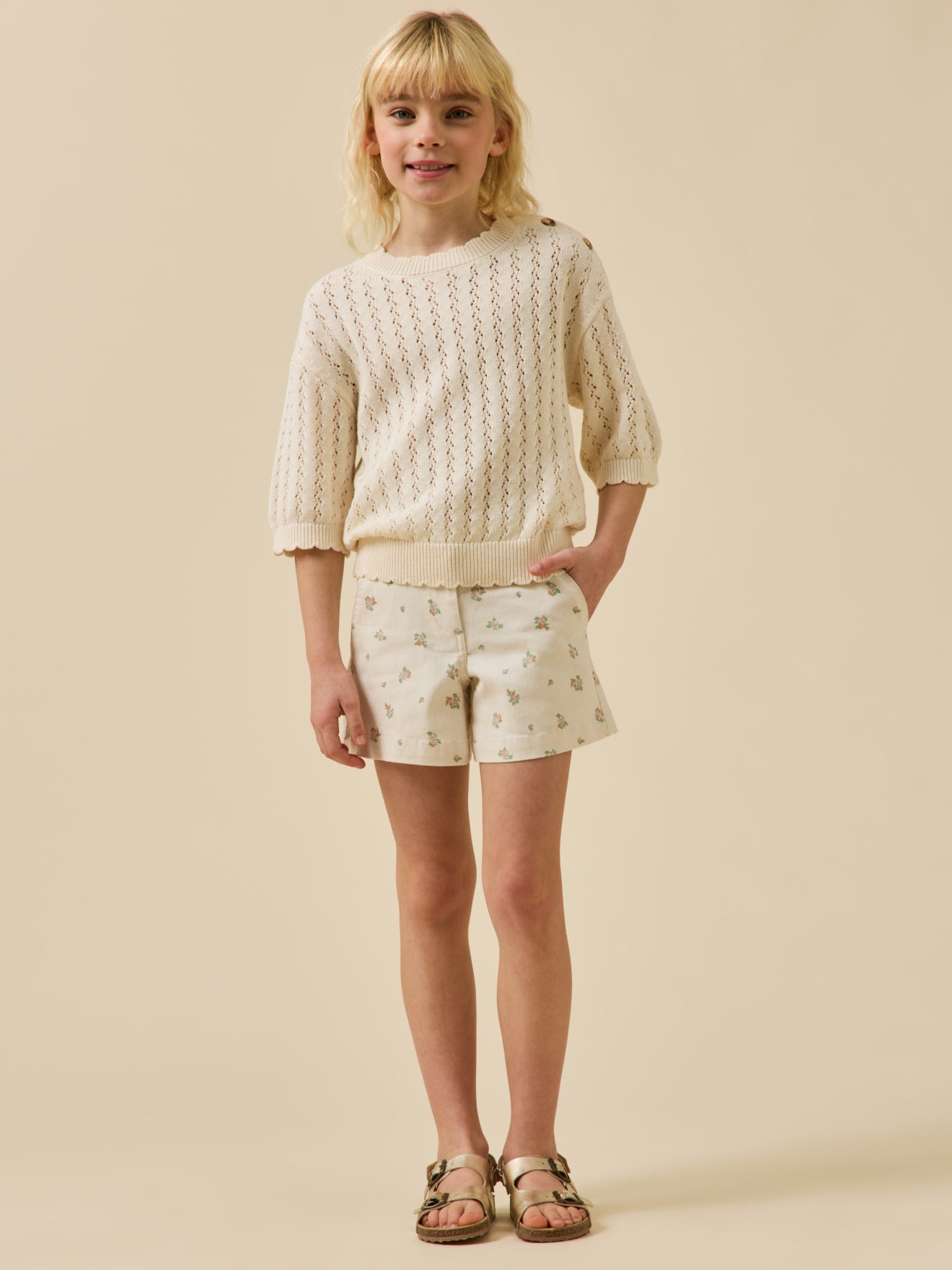 Mädchen-Shorts mit Print