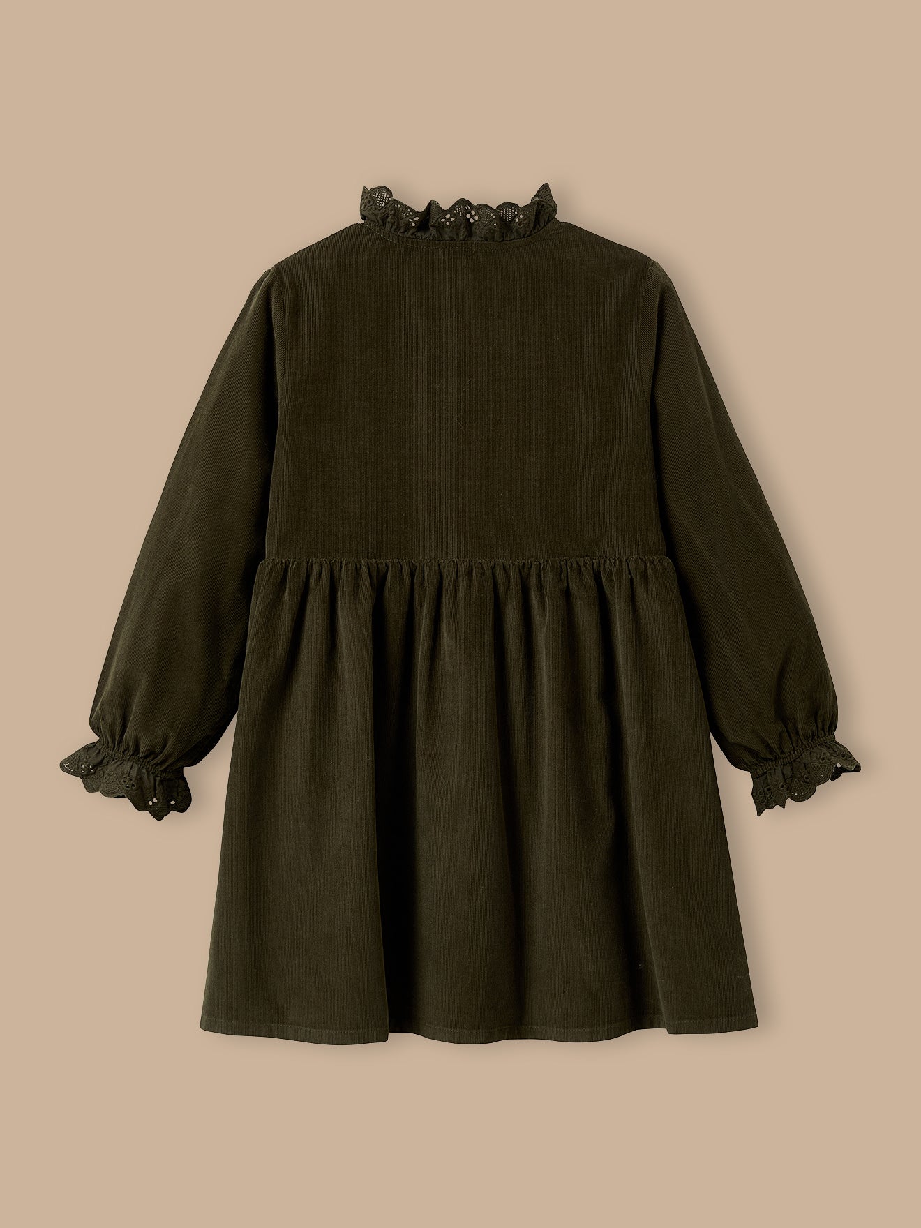 Mädchenkleid aus Velours