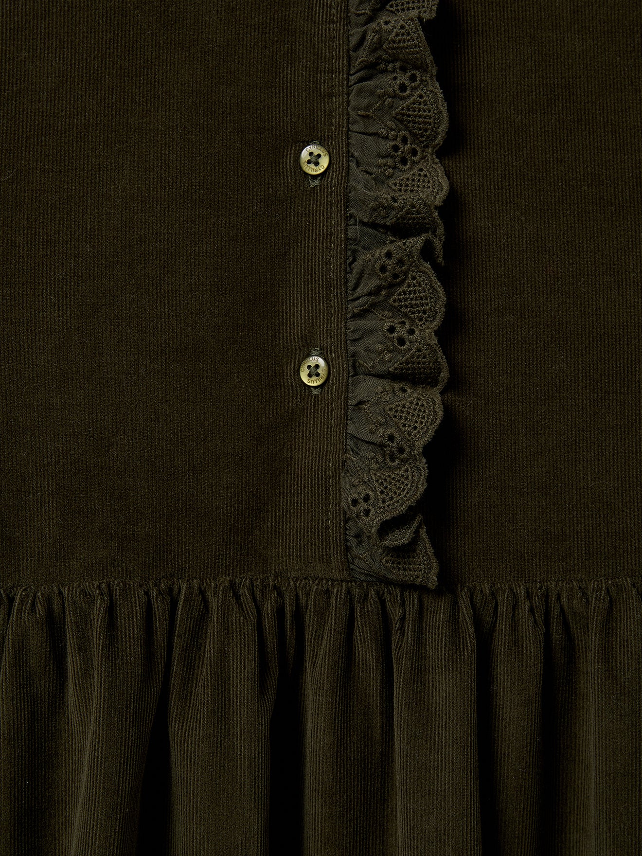 Mädchenkleid aus Velours