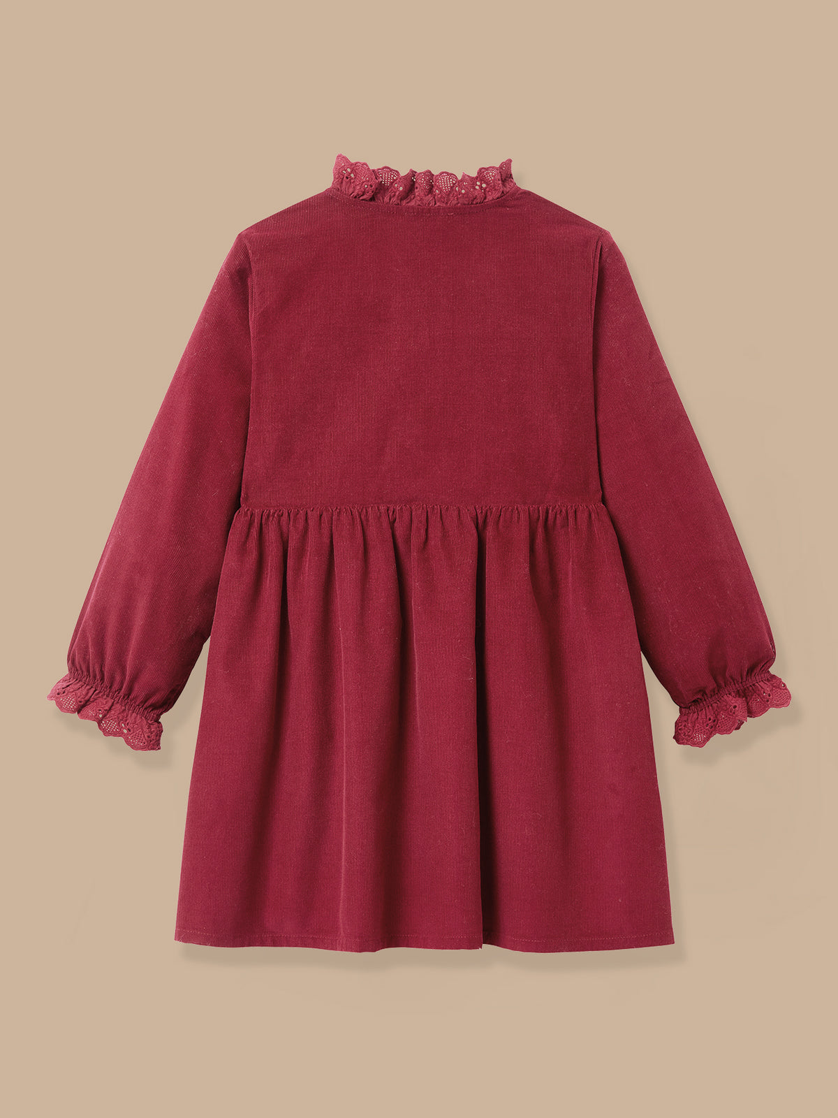 Mädchenkleid aus Velours