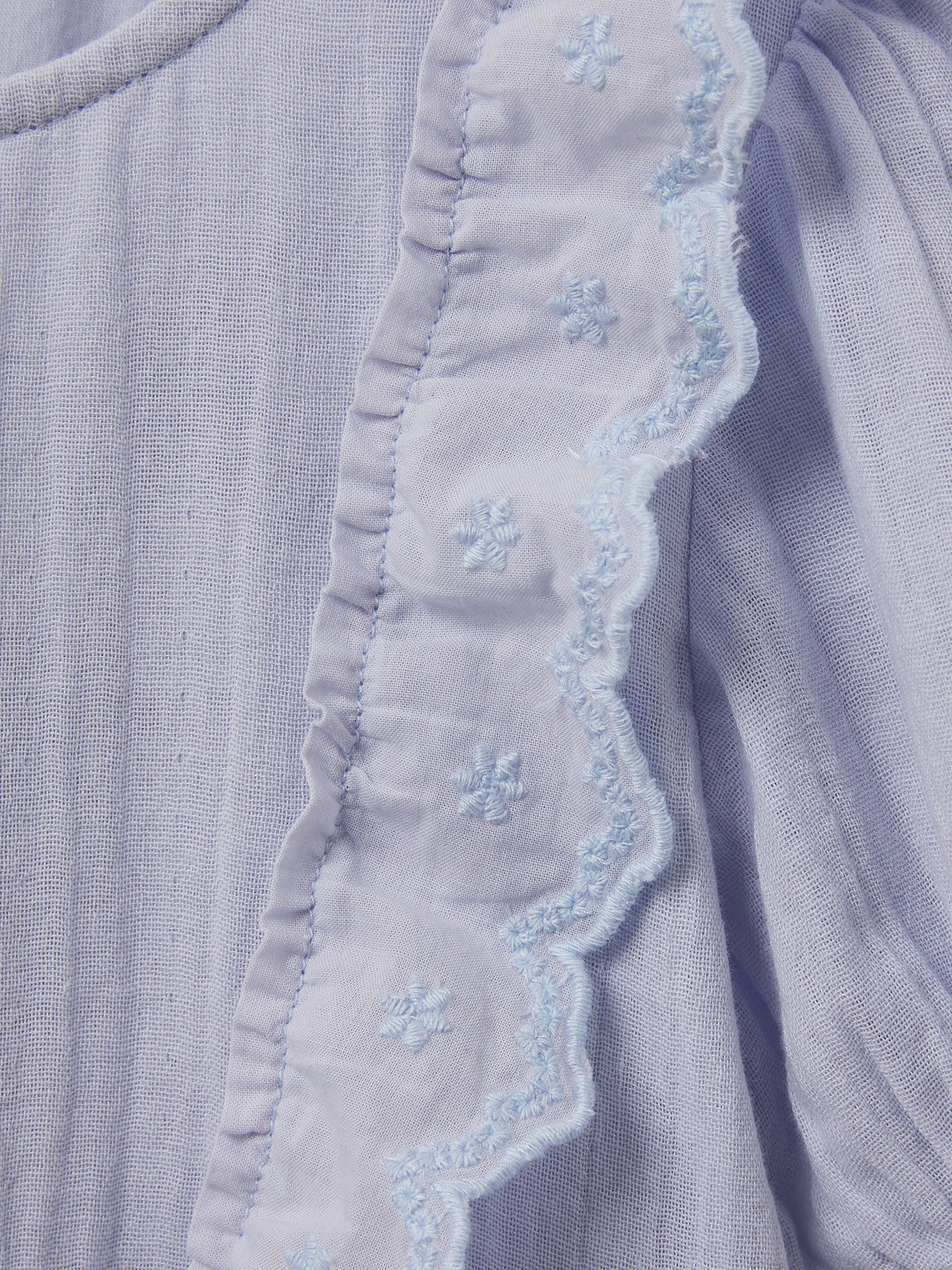 Mädchenkleid aus Bio-Baumwollgaze