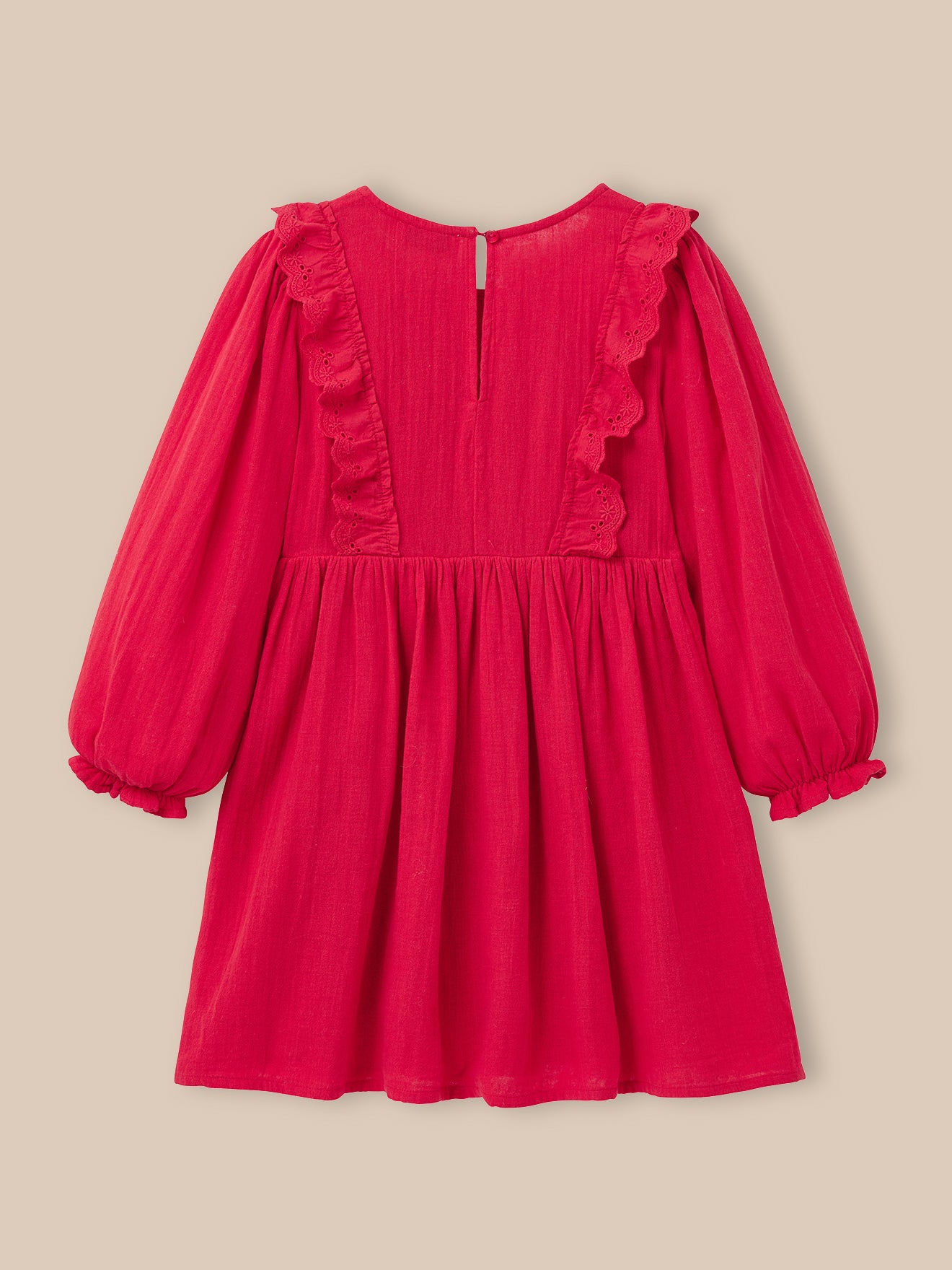 Mädchenkleid aus Baumwoll-Gaze