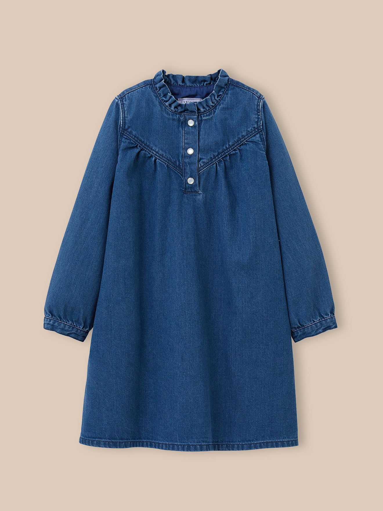 Mädchenkleid, aus Denim