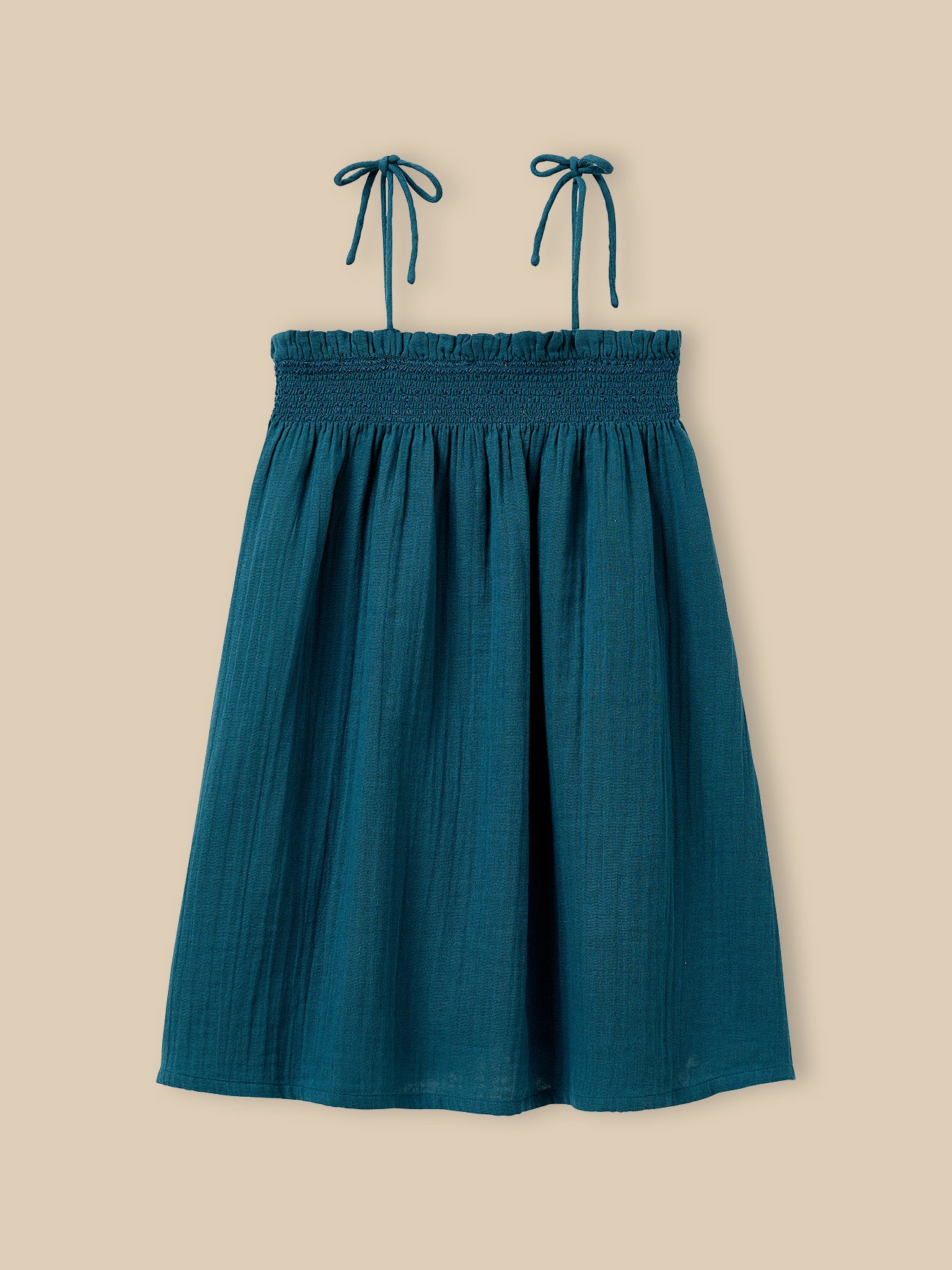 Mädchenkleid aus Baumwollgaze