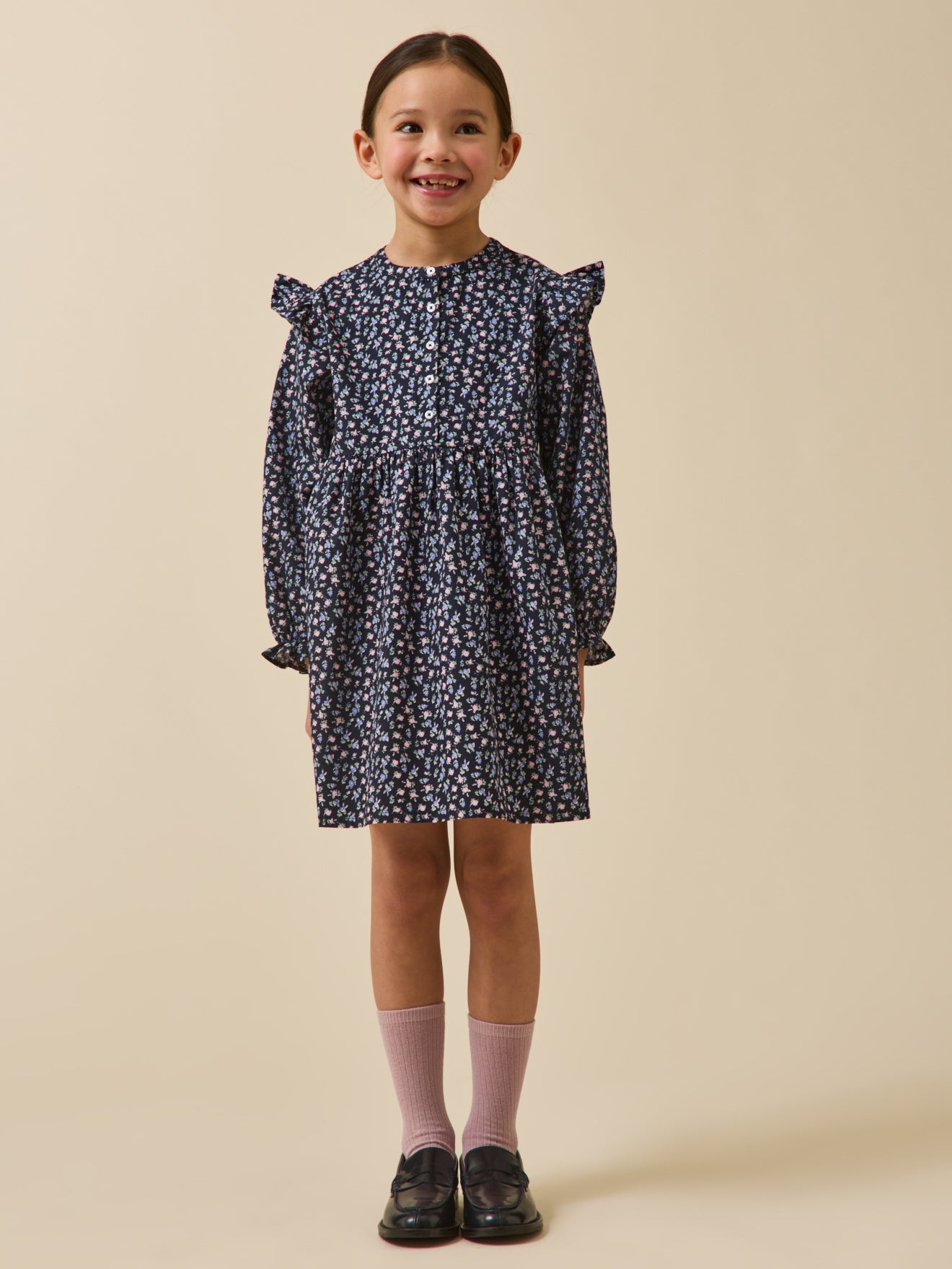 Mädchenkleid, bedruckt