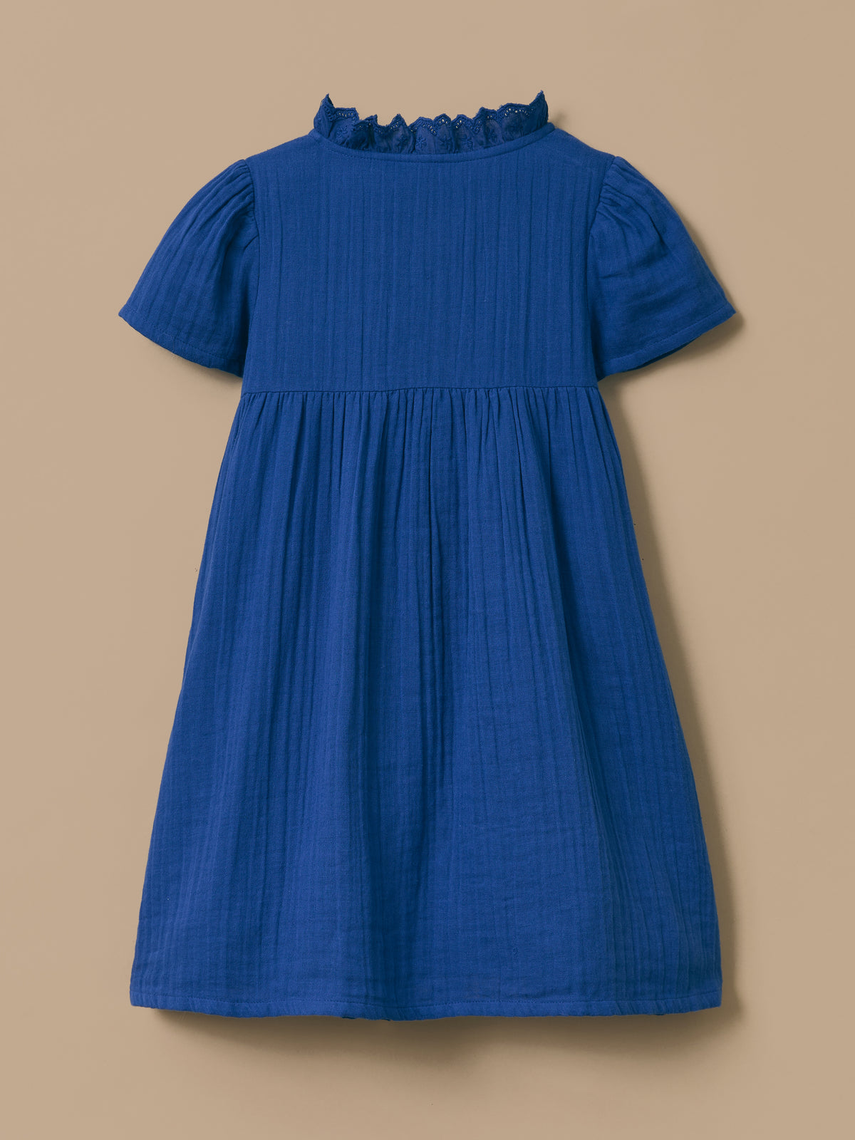 Mädchenkleid aus Baumwollgaze