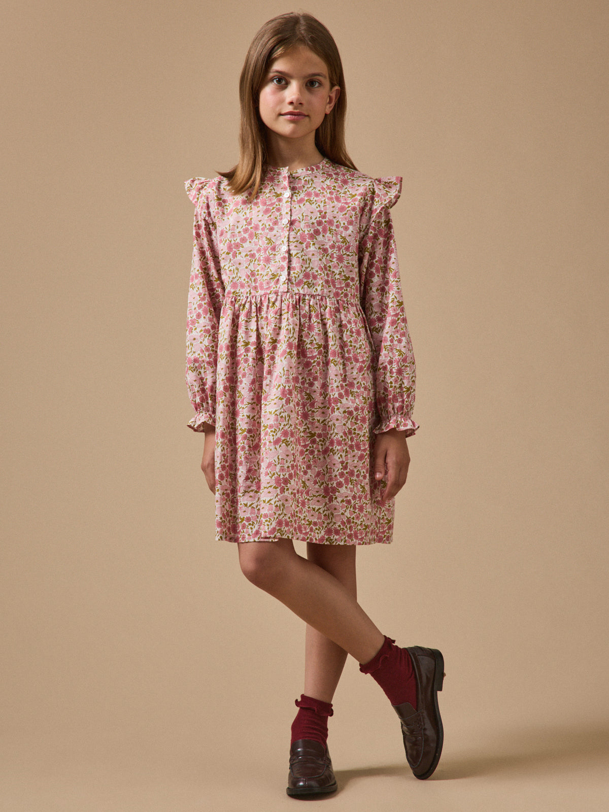 Mädchenkleid aus Liberty®-Stoff