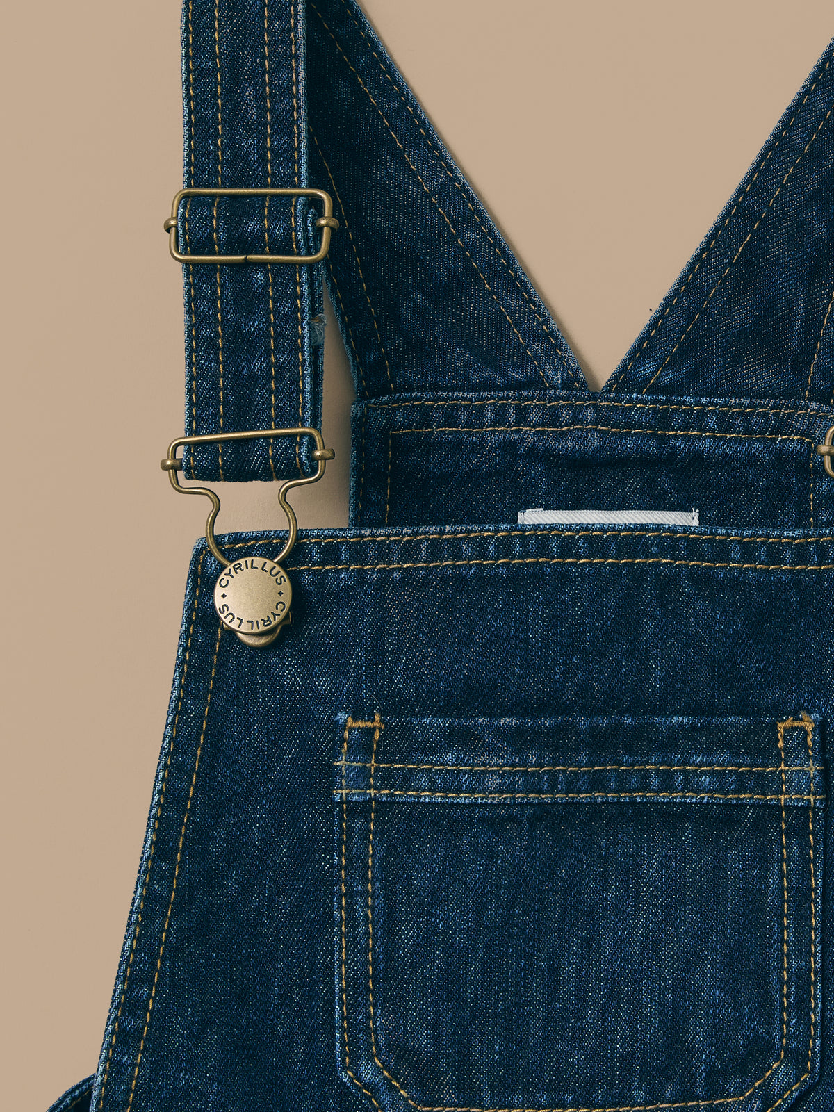 Mädchen-Trägerkleid aus Denim
