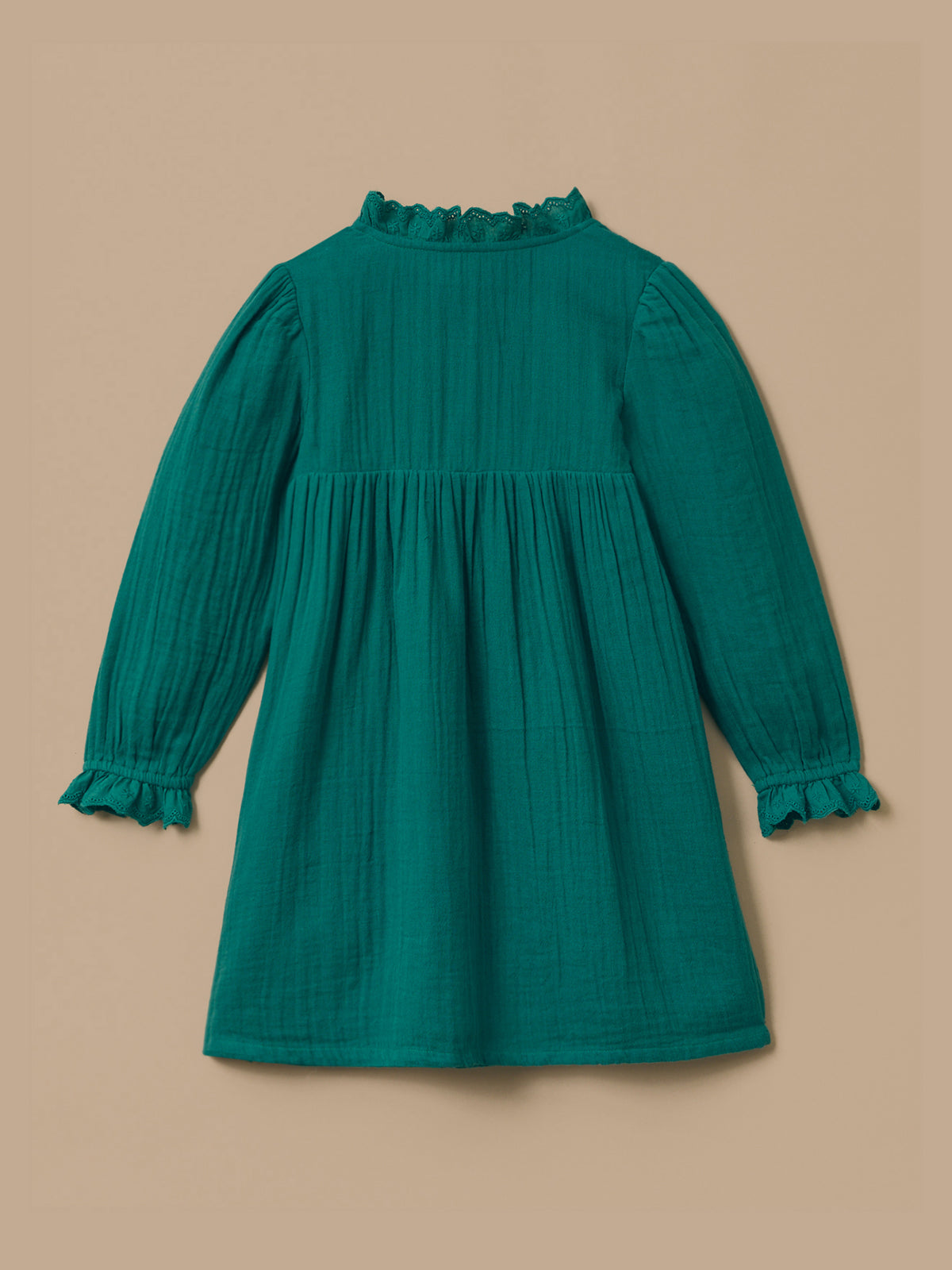 Mädchenkleid aus Baumwollgaze