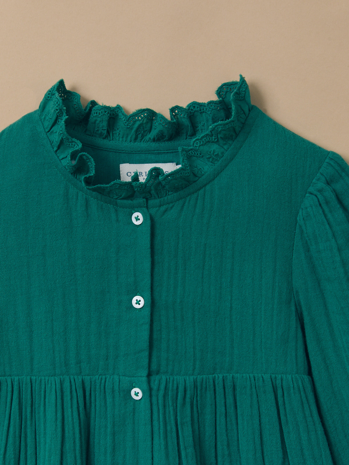 Mädchenkleid aus Baumwollgaze
